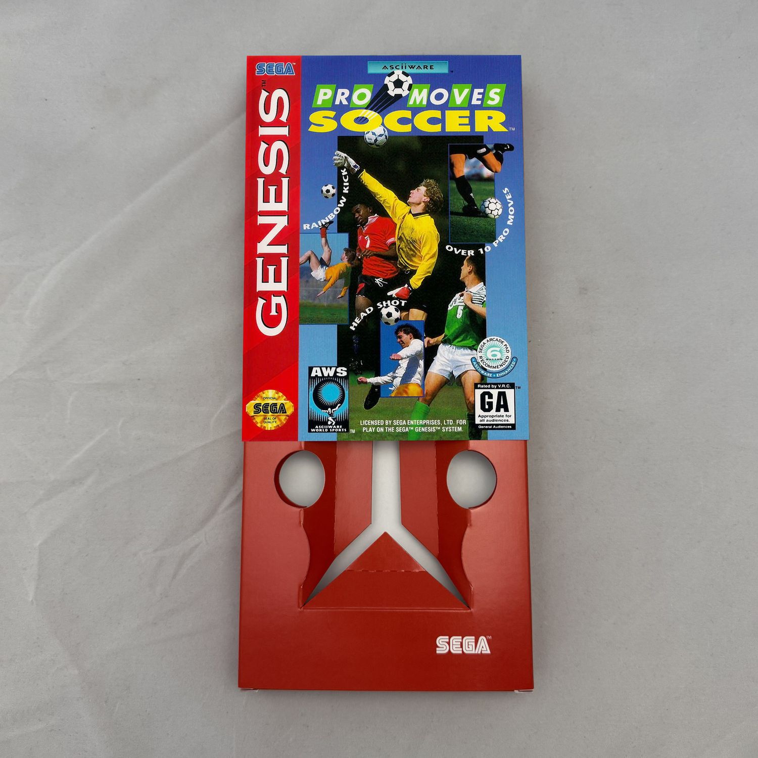 Pro Moves Soccer | NTSC | Sega Genesis | Genesis | En | Reproduction Box and Inner Tray