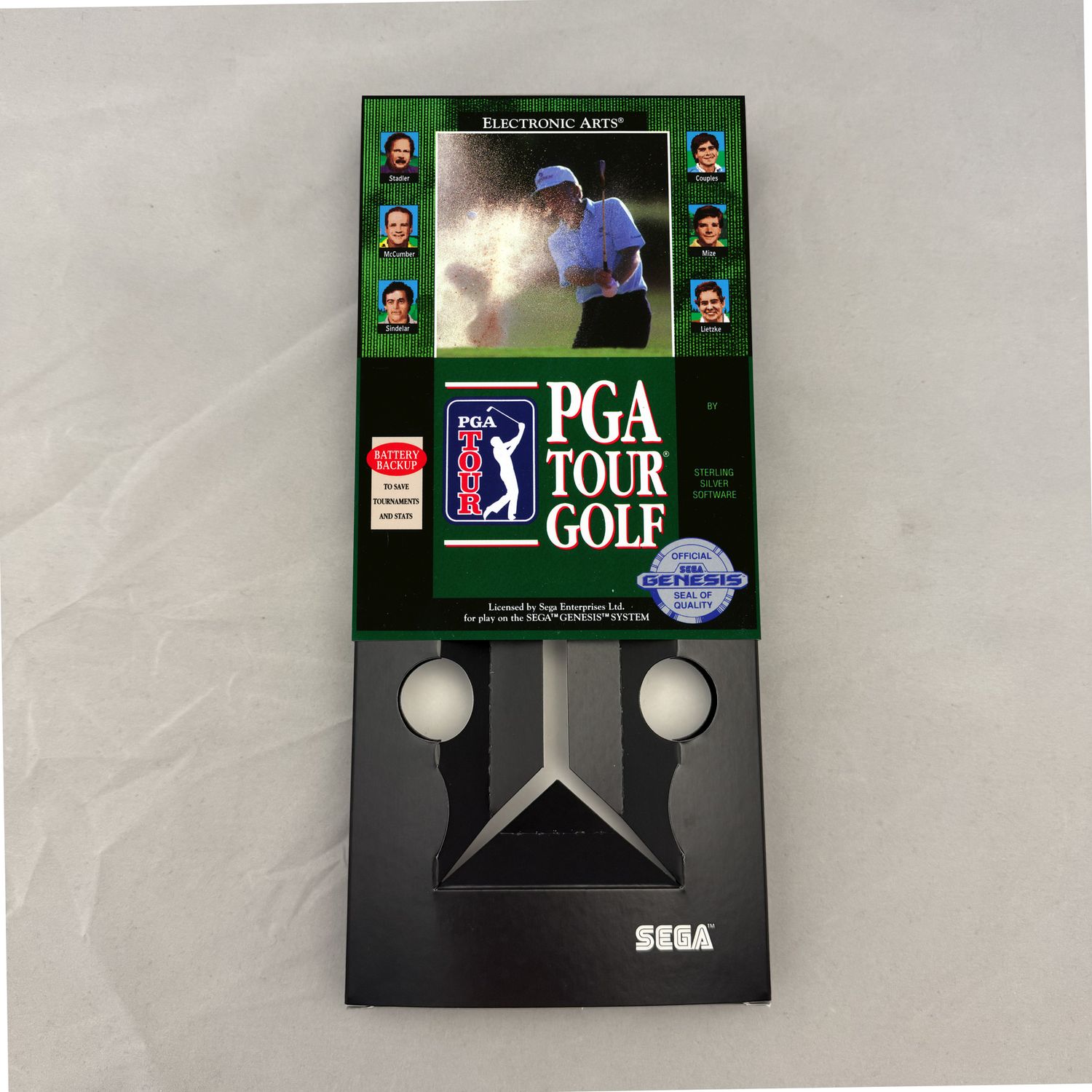 PGA Tour Golf | NTSC | Sega Genesis | Genesis | En | Reproduction Box and Inner Tray