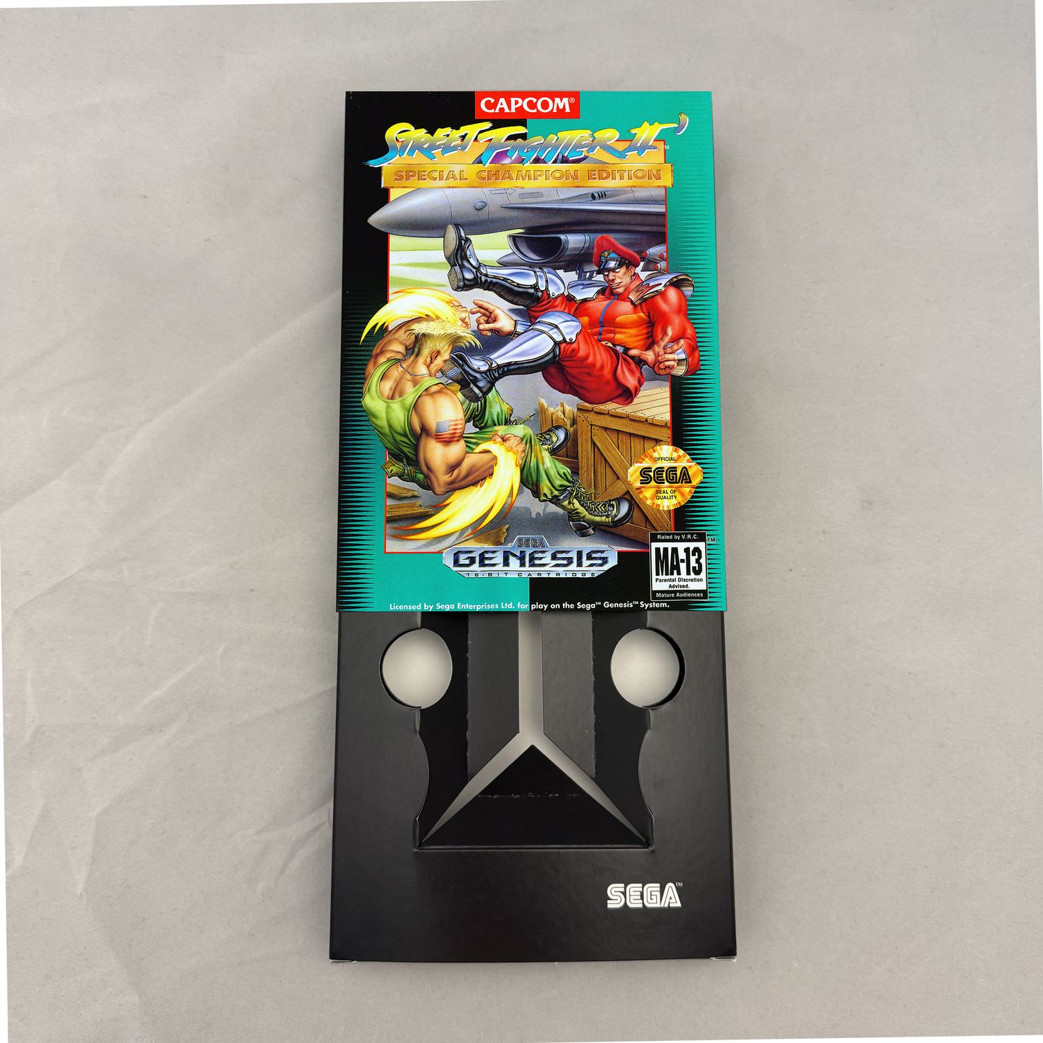 Street Fighter 2 - Special Champion Edition | NTSC | Sega Genesis | Genesis | En | Reproduction Box and Inner Tray