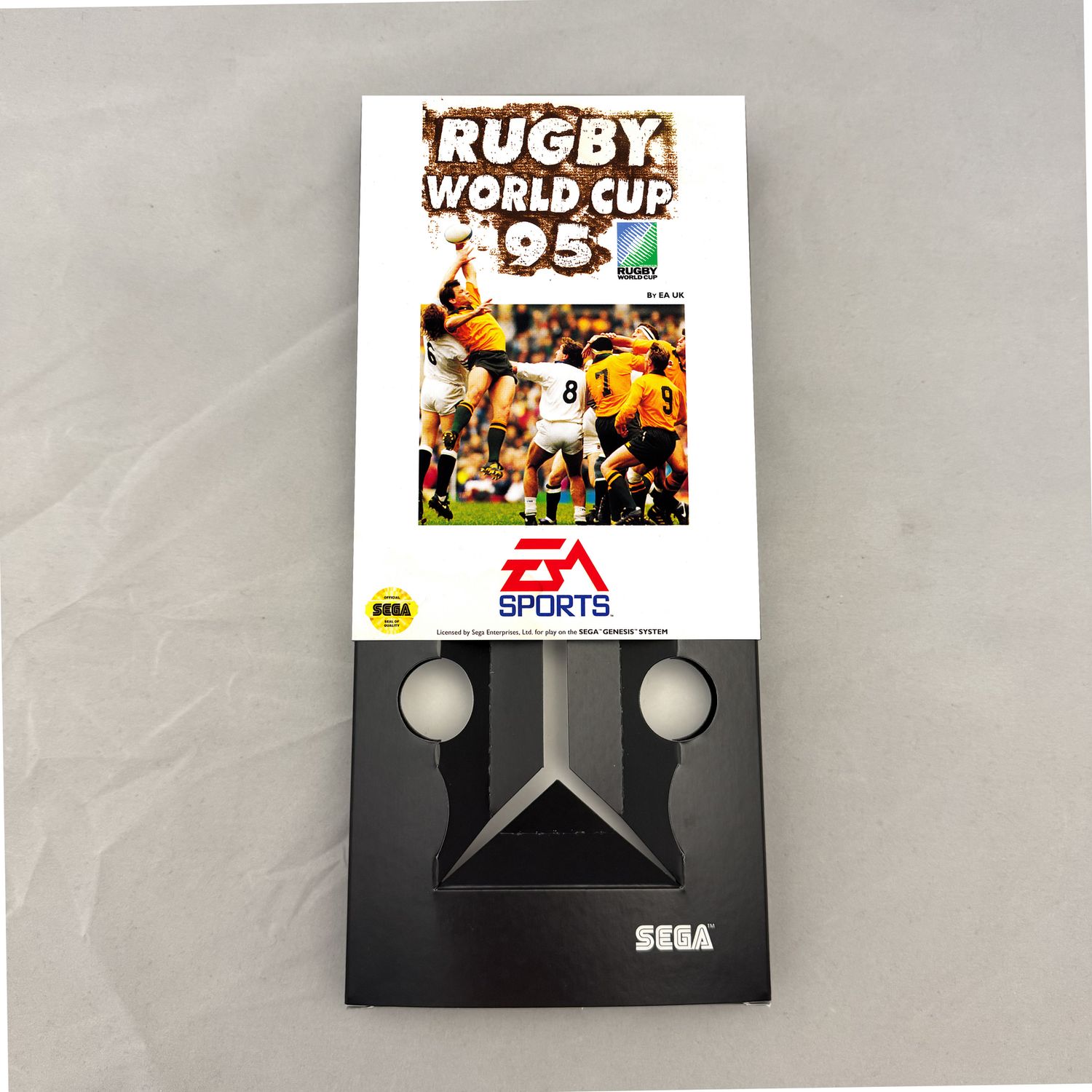 Rugby World Cup &#39;95 | NTSC | Sega Genesis | Genesis | En | Reproduction Box and Inner Tray