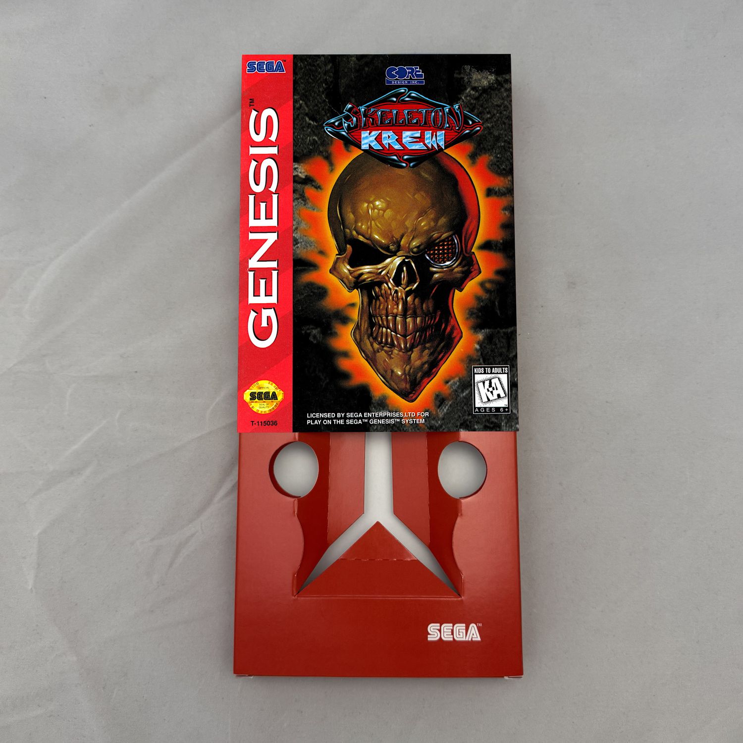 Skeleton Krew | NTSC | Sega Genesis | Genesis | En | Reproduction Box and Inner Tray