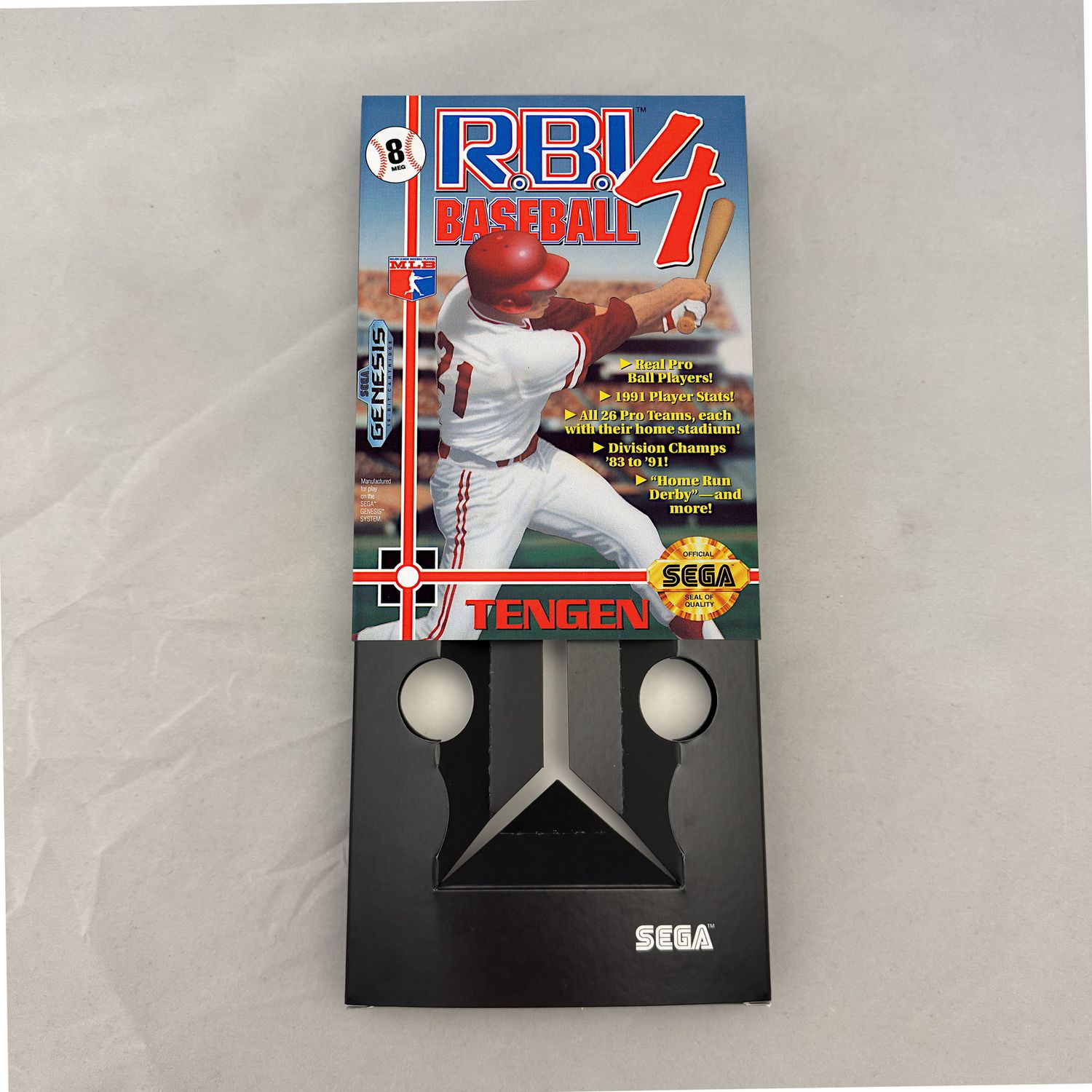 R.B.I. Baseball 4 | NTSC | Sega Genesis | Genesis | En | Reproduction Box and Inner Tray