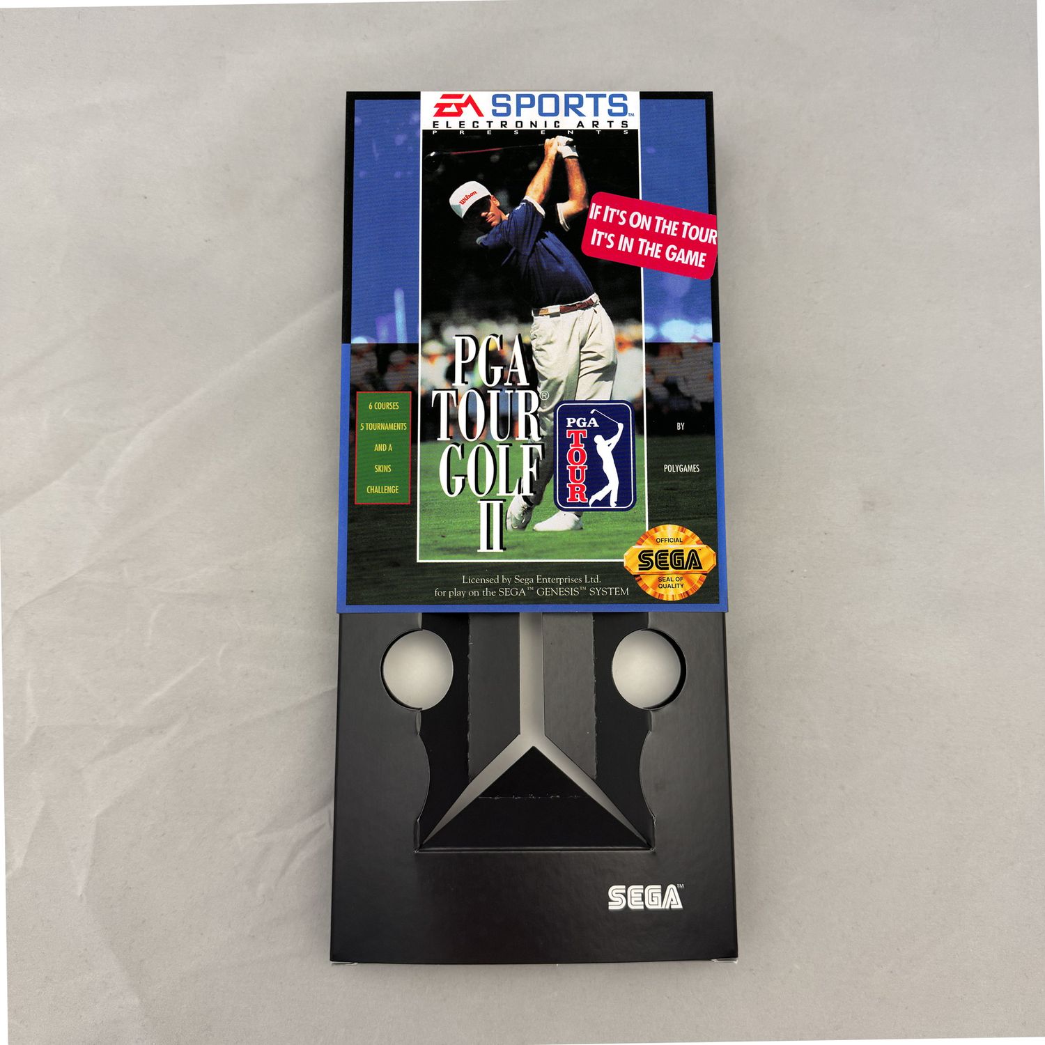PGA Tour Golf II | NTSC | Sega Genesis | Genesis | En | Reproduction Box and Inner Tray