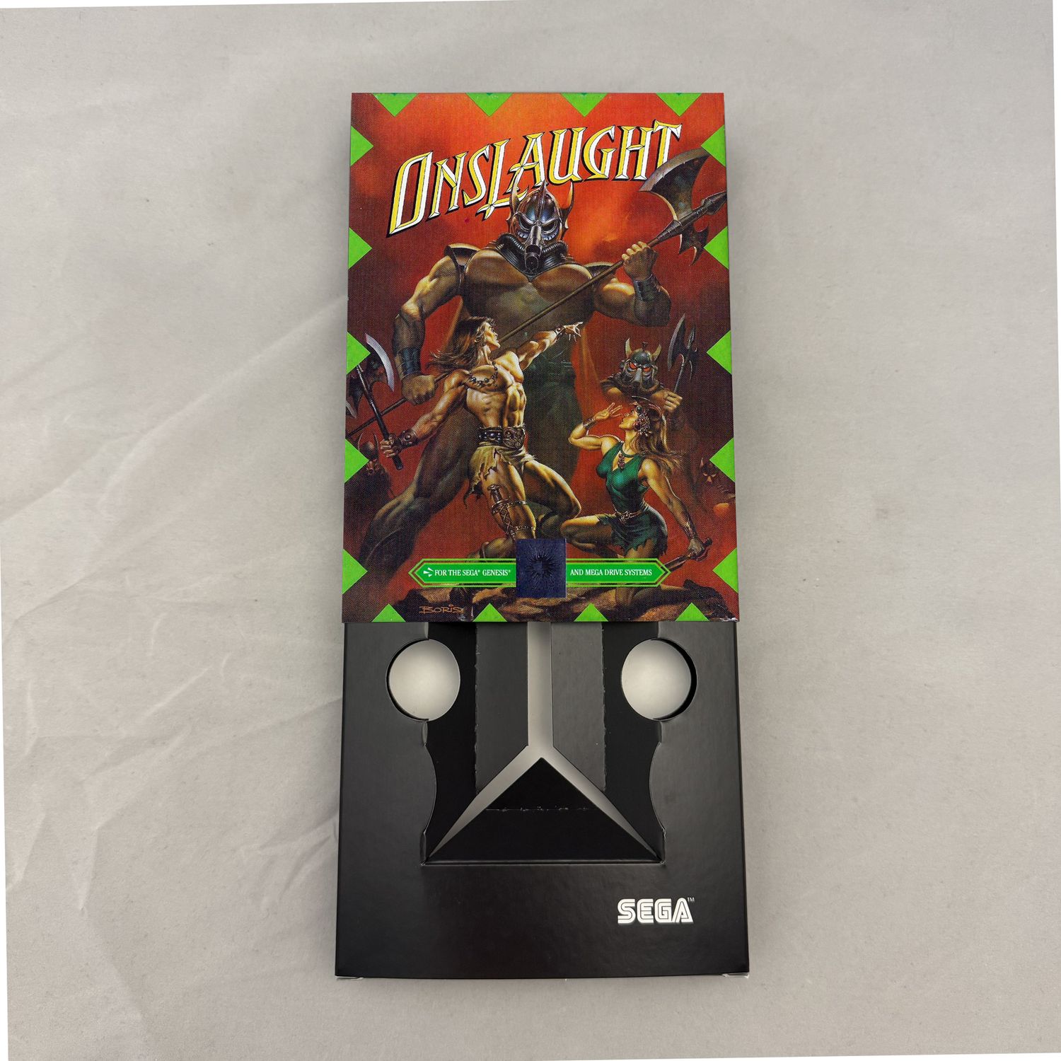 Onslaught | NTSC | Sega Genesis | Genesis | En | Reproduction Box and Inner Tray