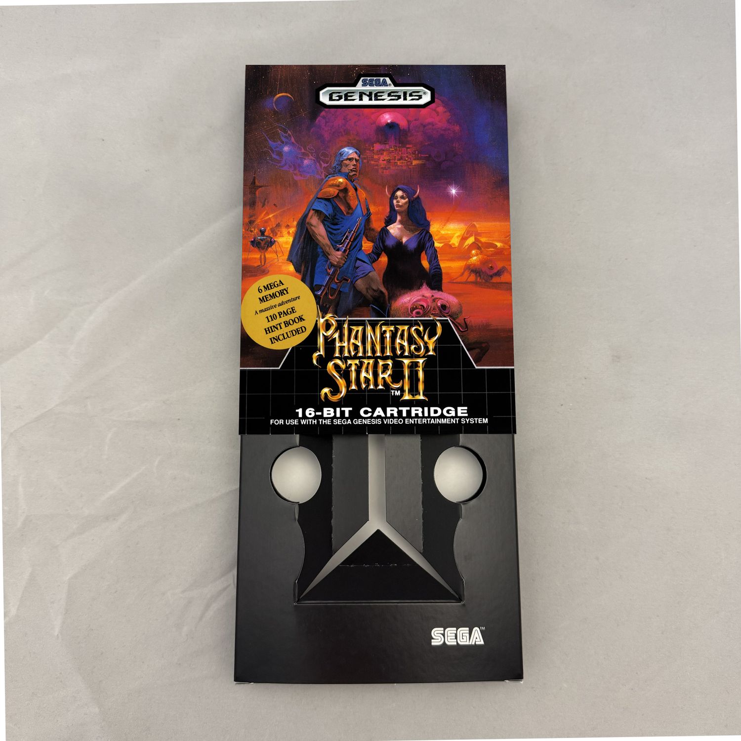 Phantasy Star II | NTSC | Sega Genesis | Genesis | En | Reproduction Box and Inner Tray