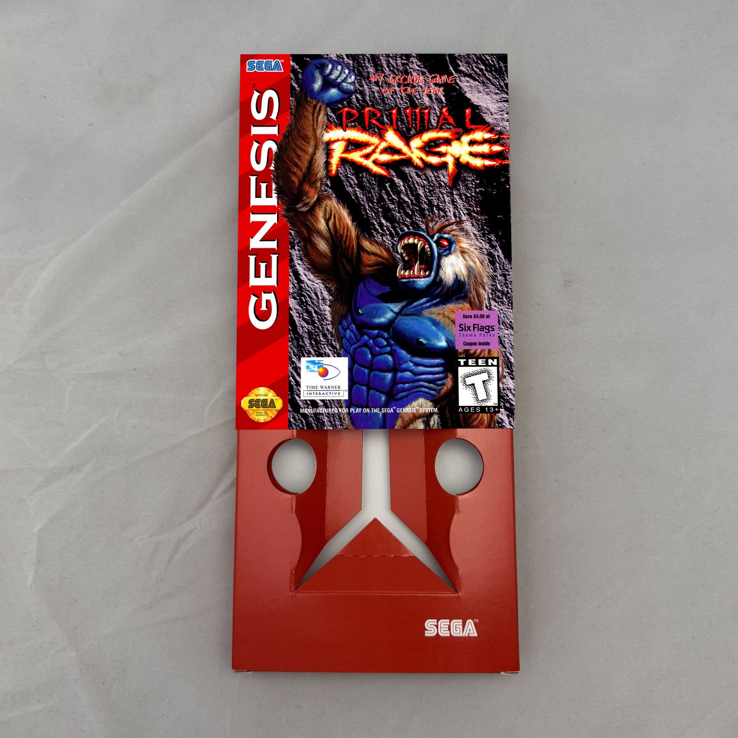 Primal Rage | NTSC | Sega Genesis | Genesis | En | Reproduction Box and Inner Tray