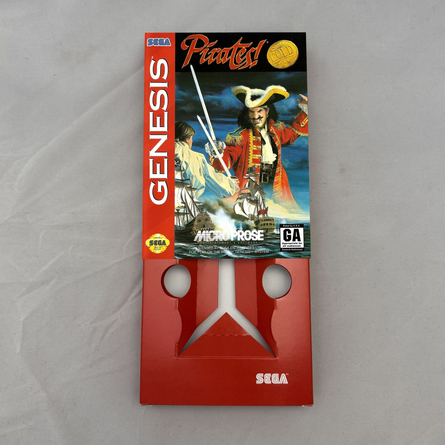 Pirates Gold! | NTSC | Sega Genesis | Genesis | En | Reproduction Box and Inner Tray