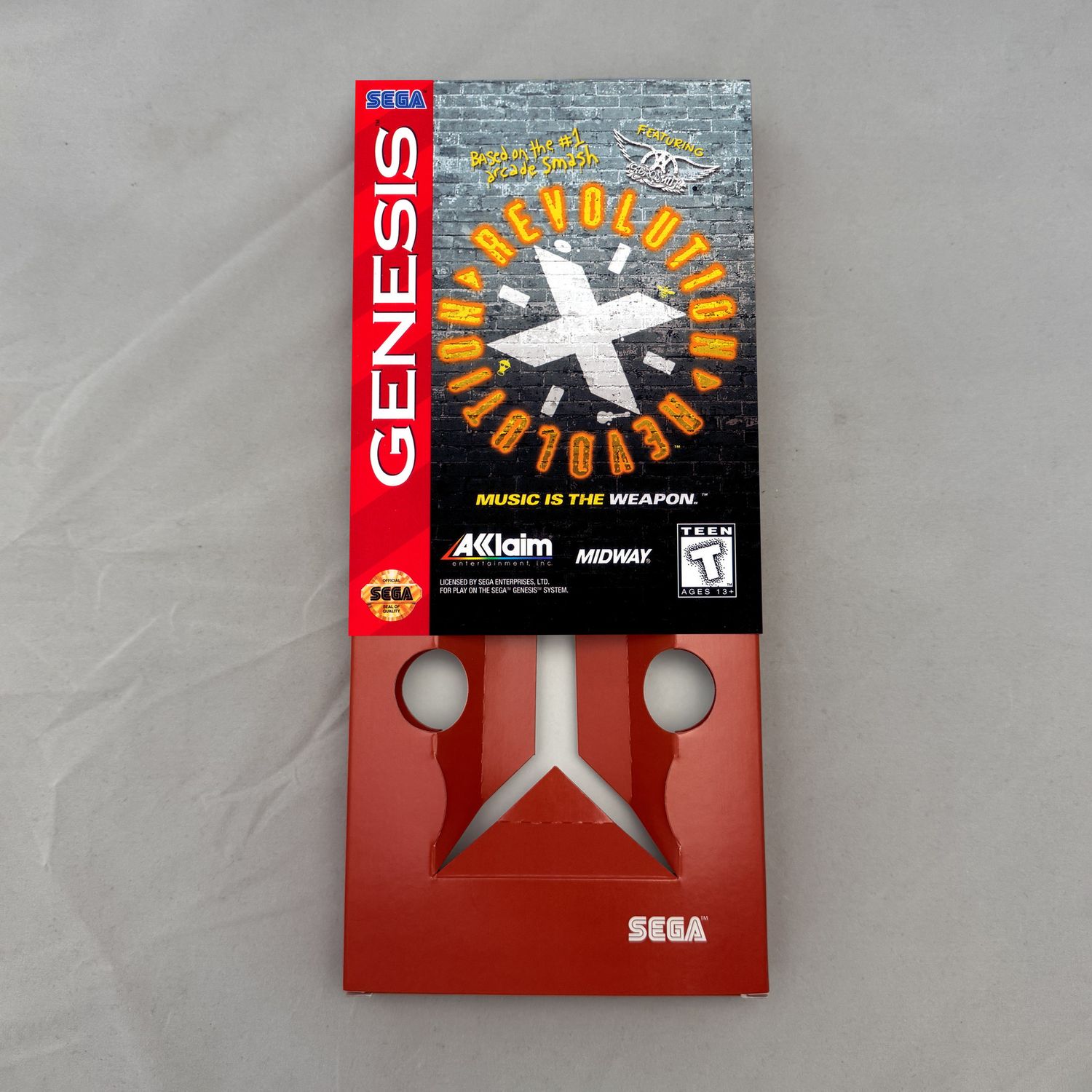 Revolution X | NTSC | Sega Genesis | Genesis | En | Reproduction Box and Inner Tray