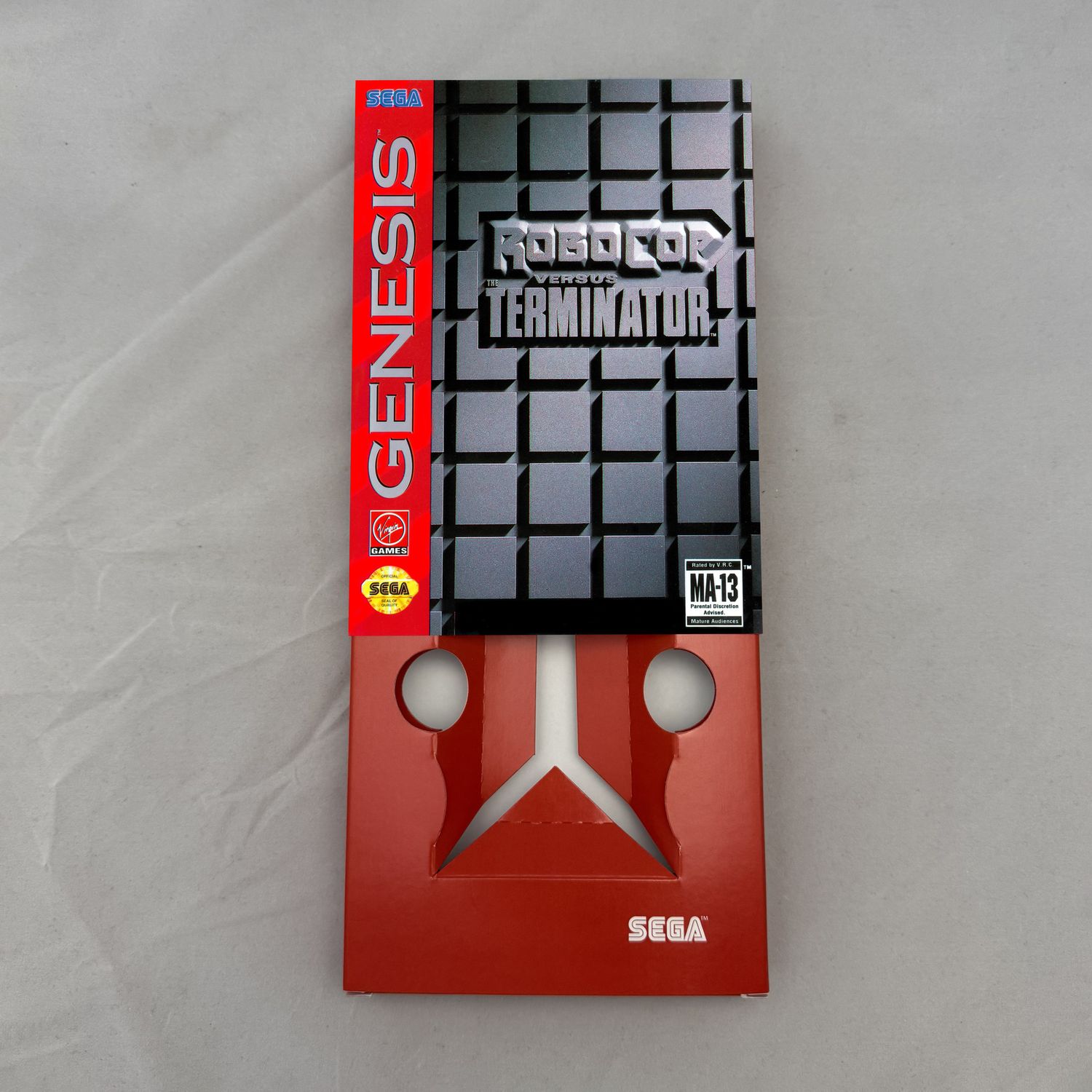 Robocop vs. the Terminator | NTSC | Sega Genesis | Genesis | En | Reproduction Box and Inner Tray