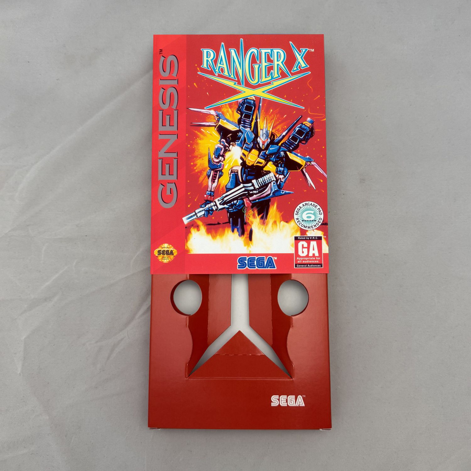 Ranger X | NTSC | Sega Genesis | Genesis | En | Reproduction Box and Inner Tray