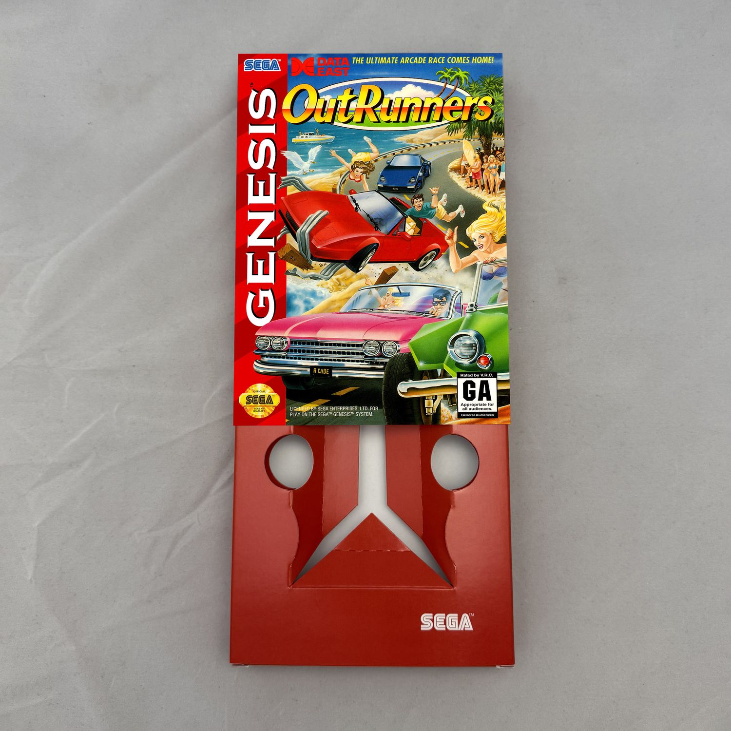 Outrunners | NTSC | Sega Genesis | Genesis | En | Reproduction Box and Inner Tray