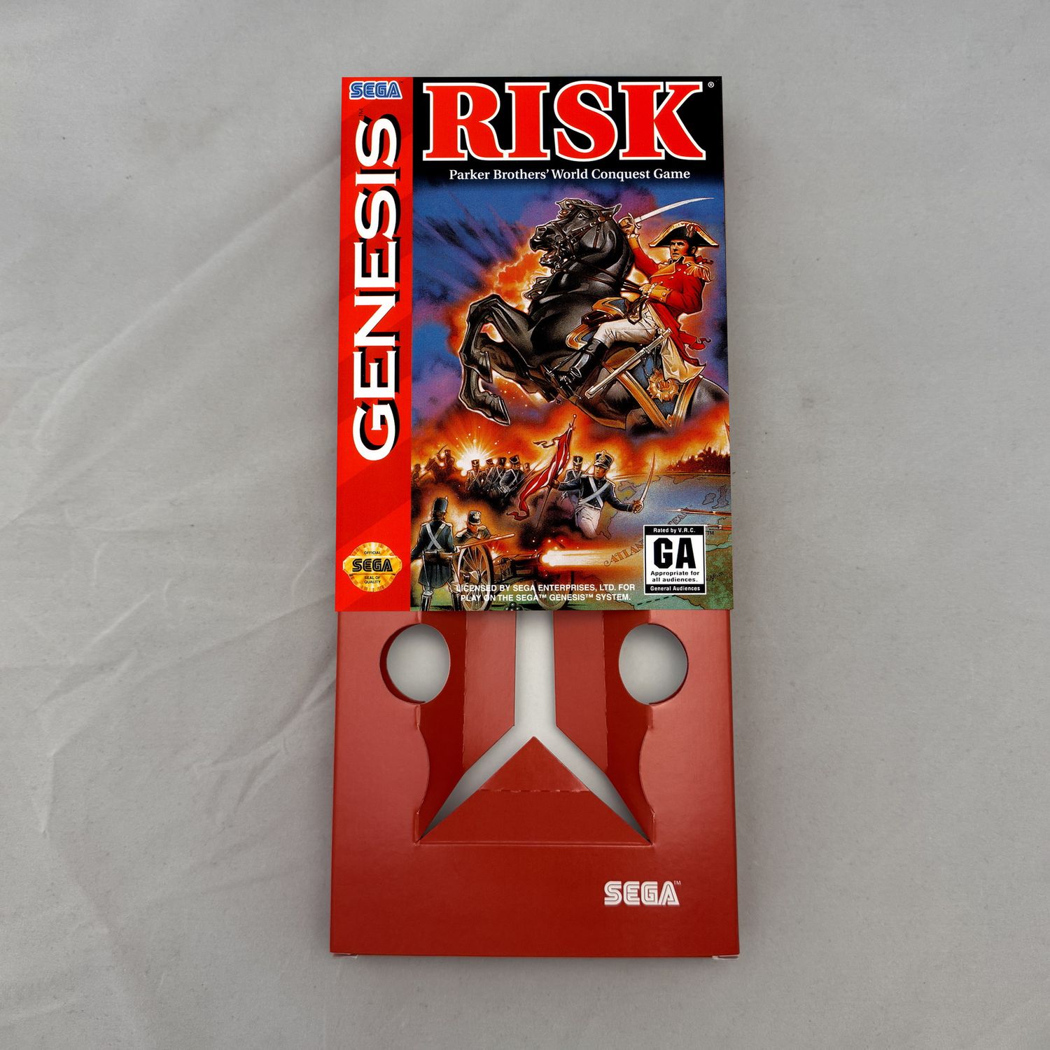Risk | NTSC | Sega Genesis | Genesis | En | Reproduction Box and Inner Tray