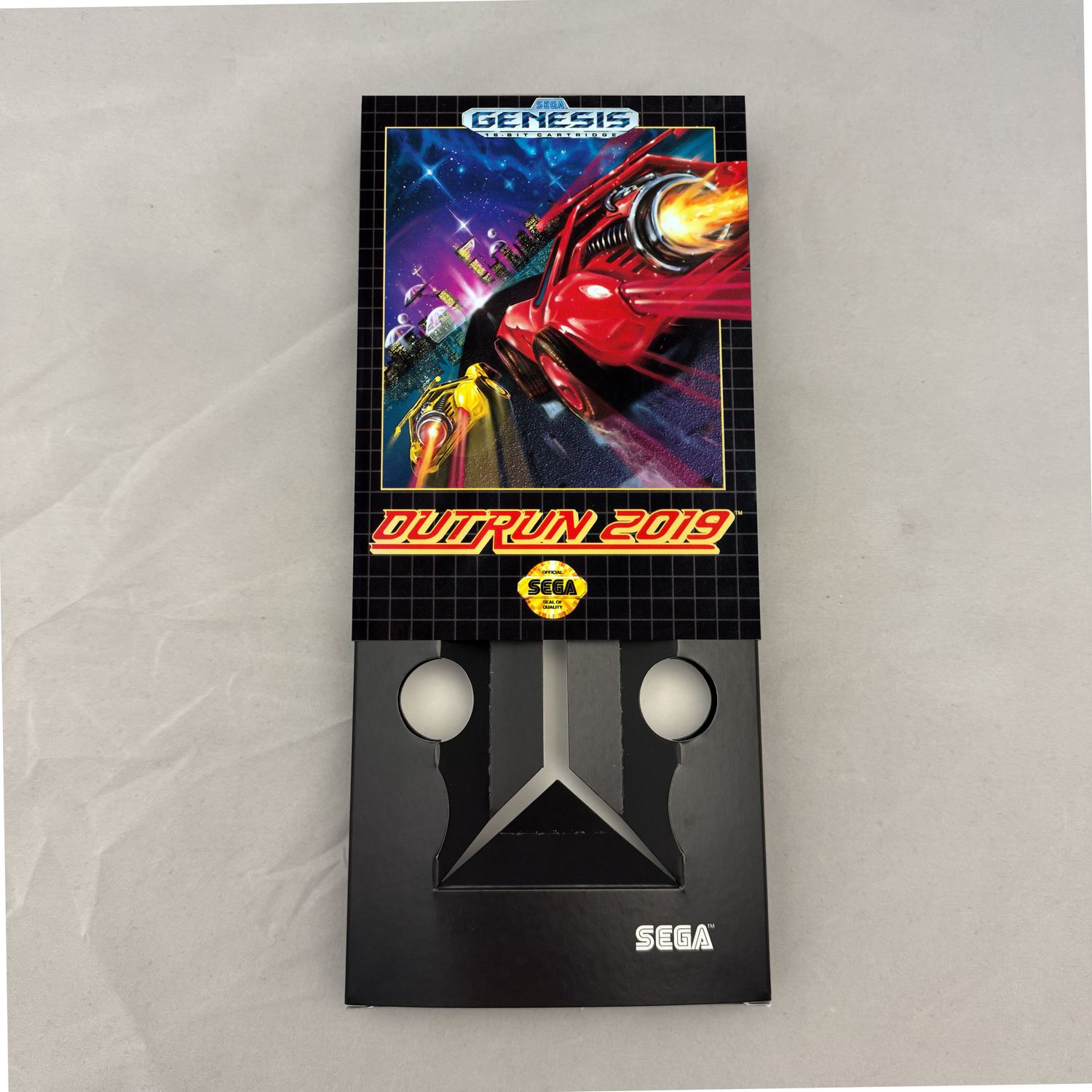 Outrun 2019 | NTSC | Sega Genesis | Genesis | En | Reproduction Box and Inner Tray