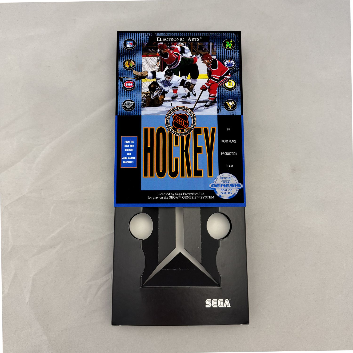 NHL Hockey | NTSC | Sega Genesis | Genesis | En | Reproduction Box and Inner Tray