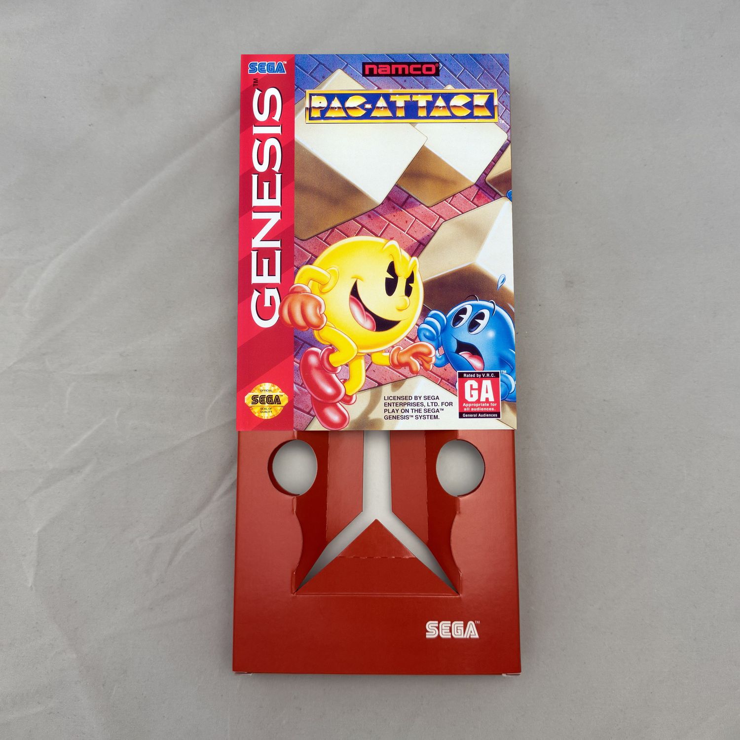 Pac-Attack | NTSC | Sega Genesis | Genesis | En | Reproduction Box and Inner Tray