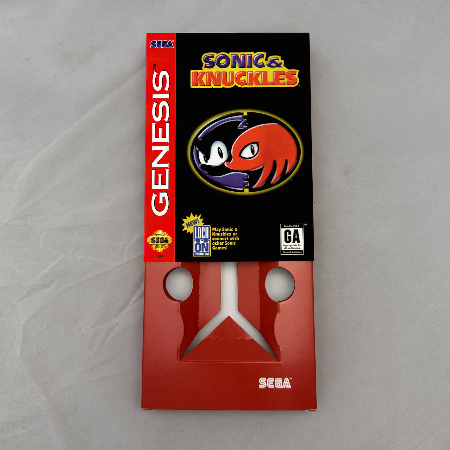 Sonic &amp; Knuckles | NTSC | Sega Genesis | Genesis | En | Reproduction Box and Inner Tray