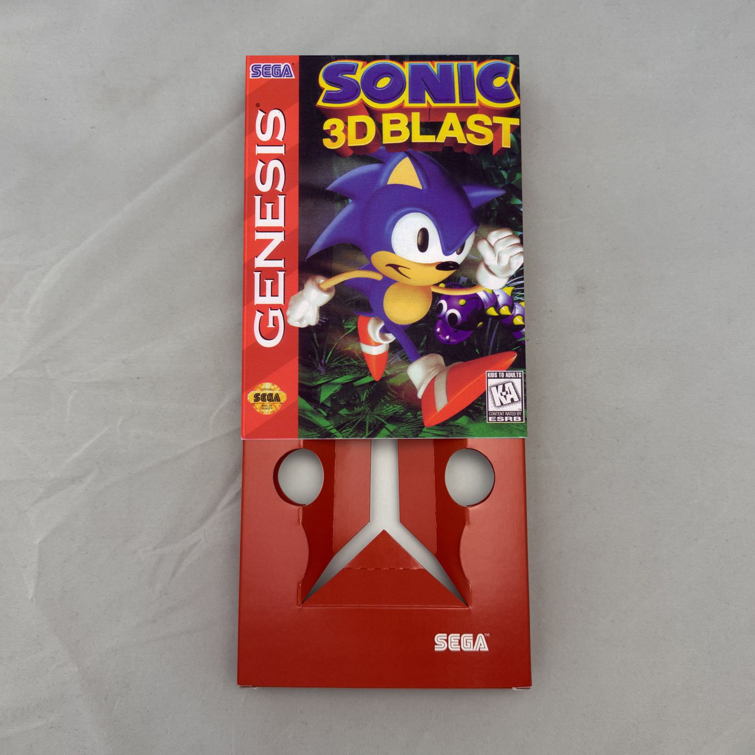 Sonic 3D | NTSC | Sega Genesis | Genesis | En | Reproduction Box and Inner Tray