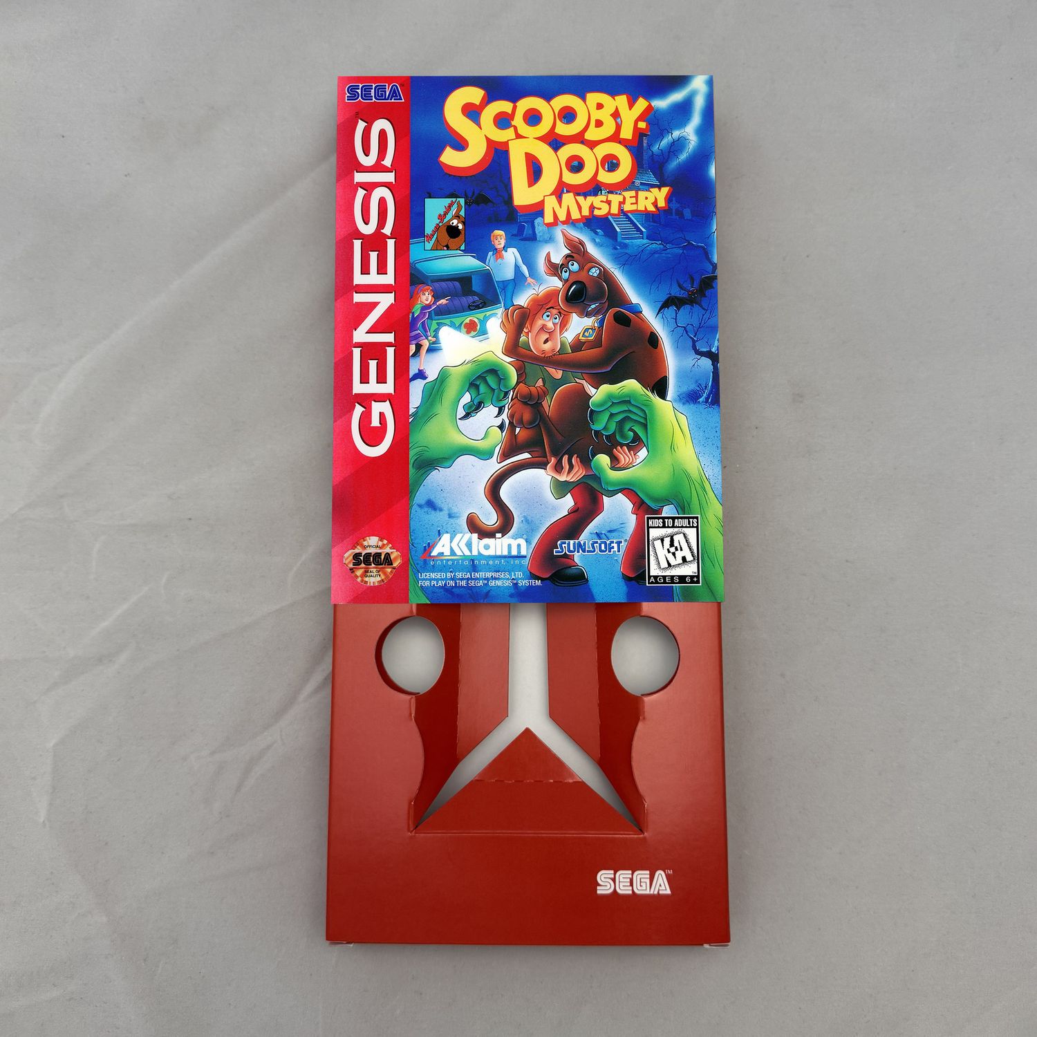 Scooby-Doo Mystery | NTSC | Sega Genesis | Genesis | En | Reproduction Box and Inner Tray