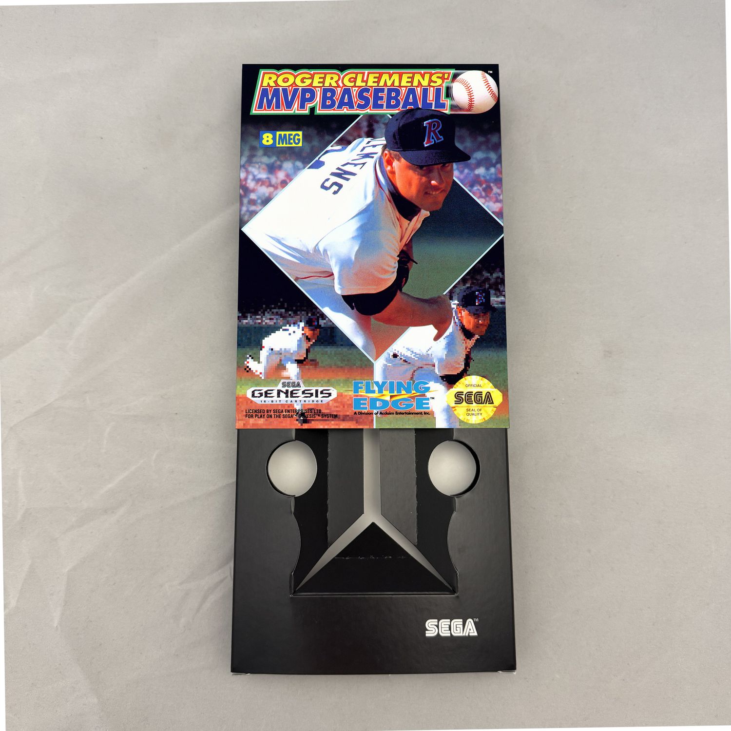 Roger Clemens&#39; MVP Baseball | NTSC | Sega Genesis | Genesis | En | Reproduction Box and Inner Tray