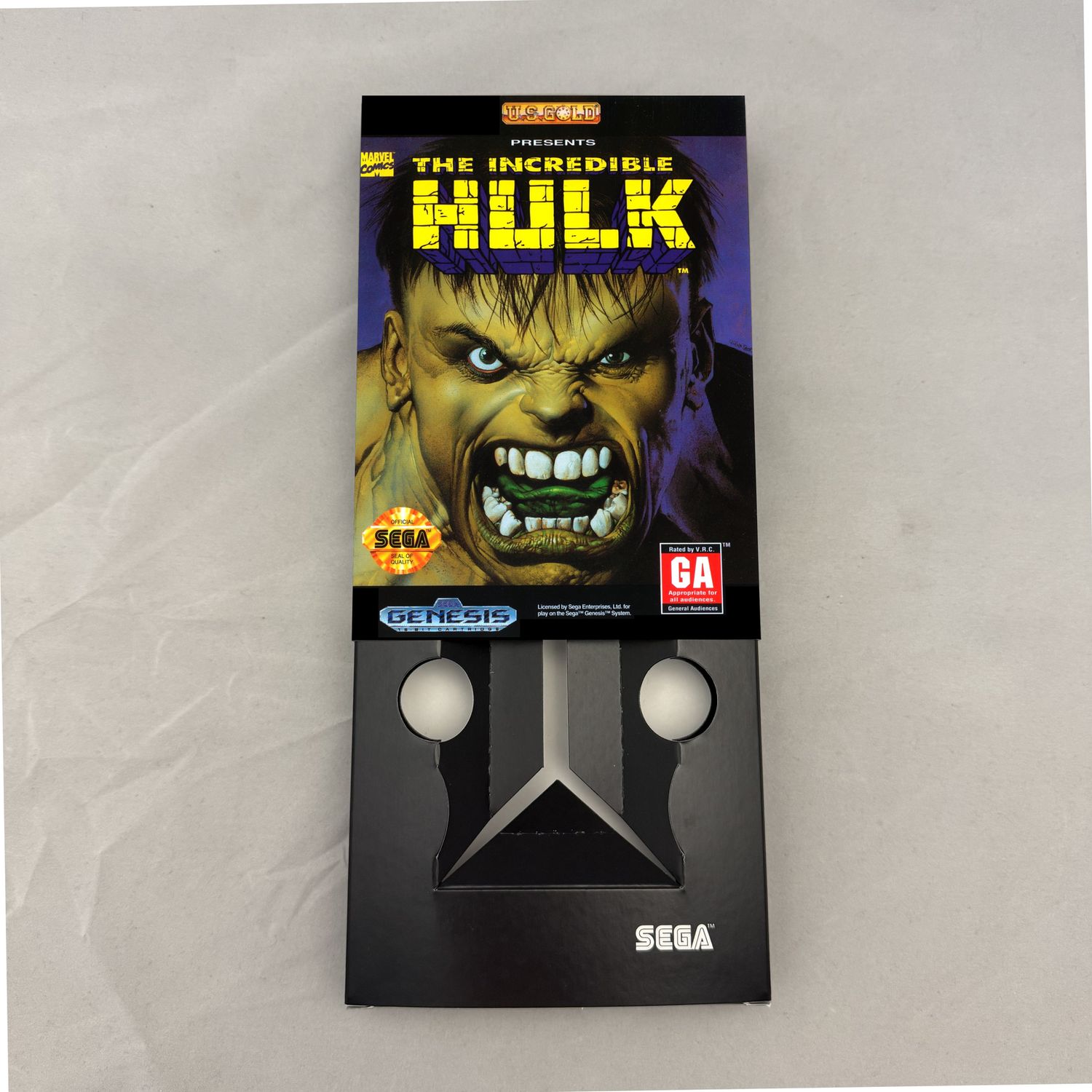 The Incredible Hulk | NTSC | Sega Genesis | Genesis | En | Reproduction Box and Inner Tray