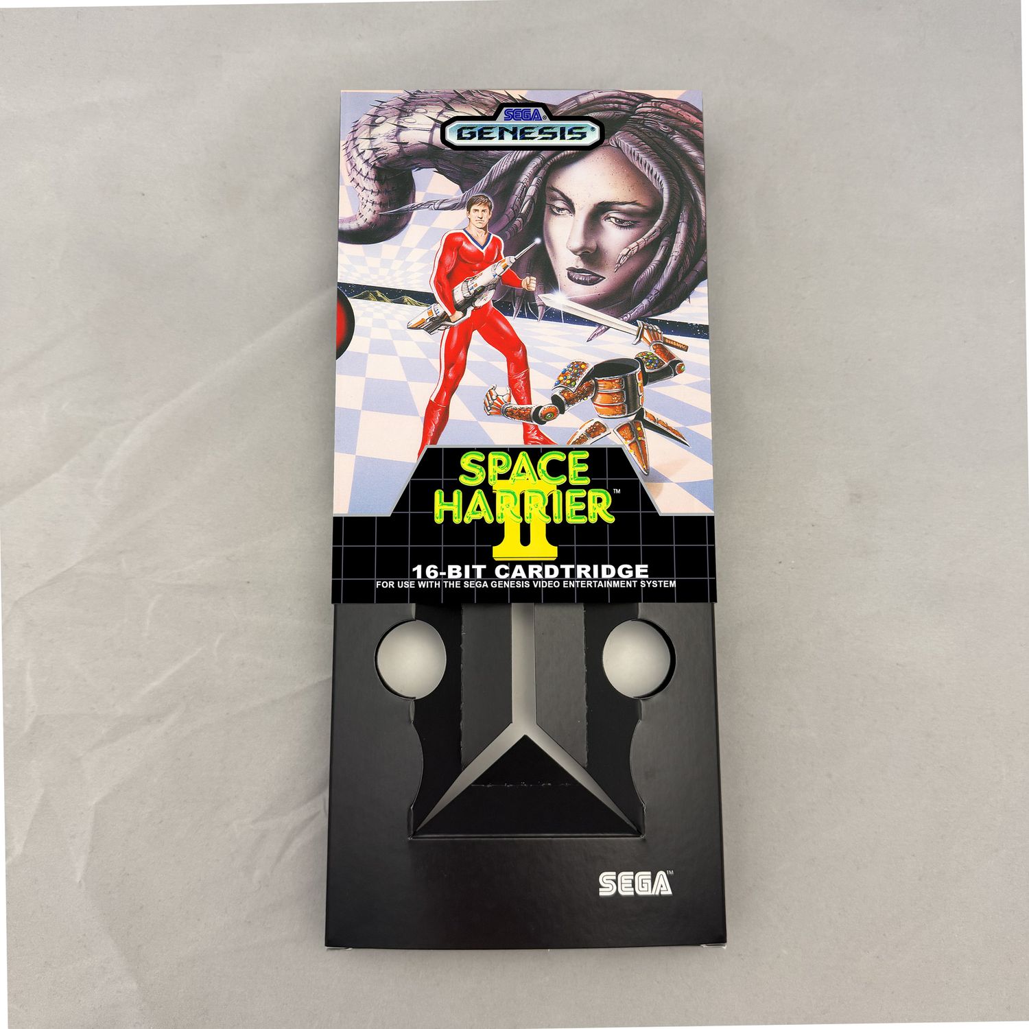 Space Harrier 2 | NTSC | Sega Genesis | Genesis | En | Reproduction Box and Inner Tray