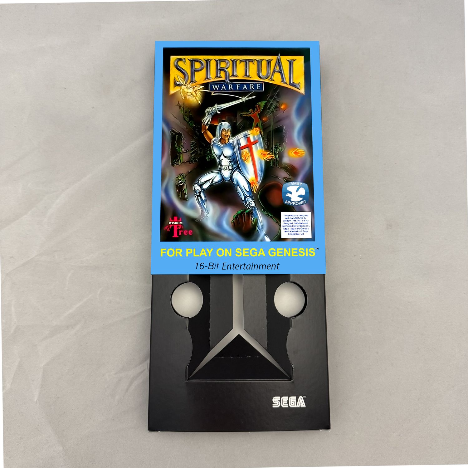 Spiritual Warfare | NTSC | Sega Genesis | Genesis | En | Reproduction Box and Inner Tray