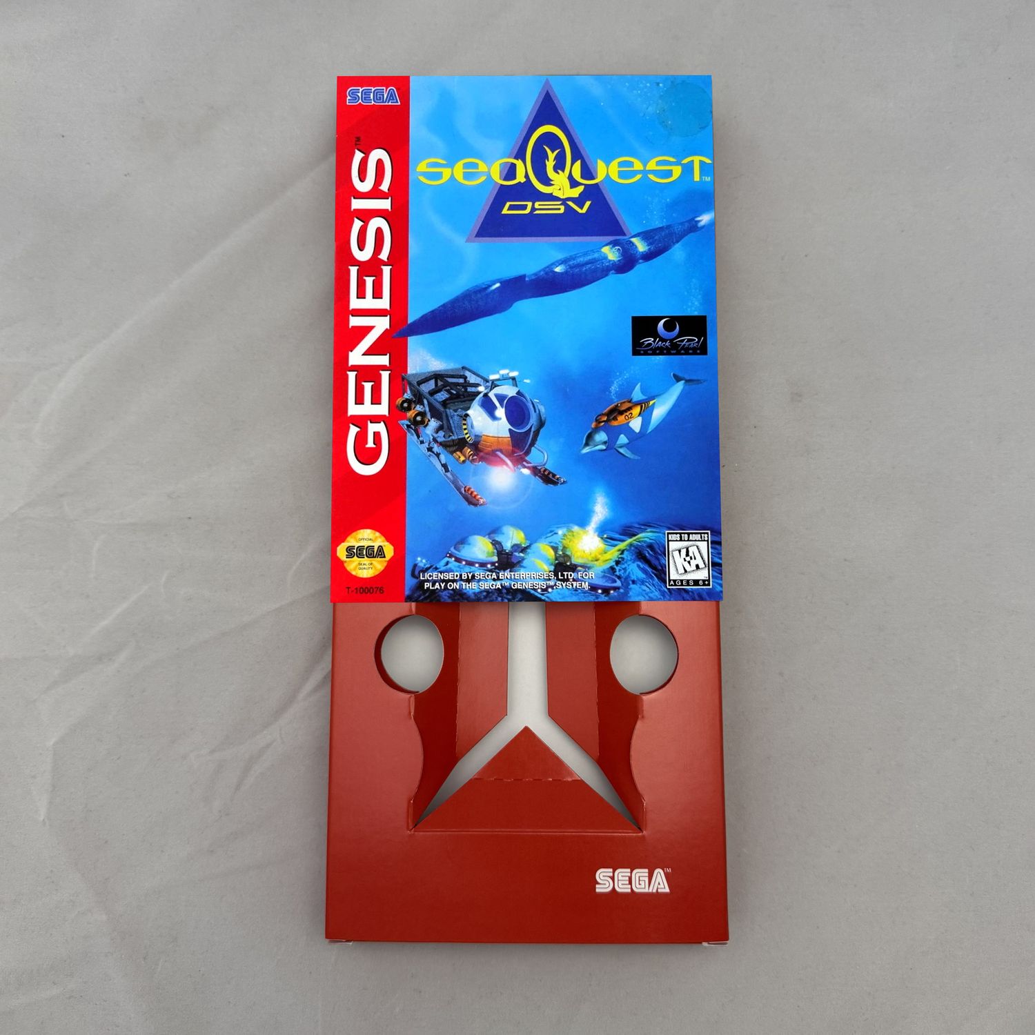 Seaquest DSV | NTSC | Sega Genesis | Genesis | En | Reproduction Box and Inner Tray