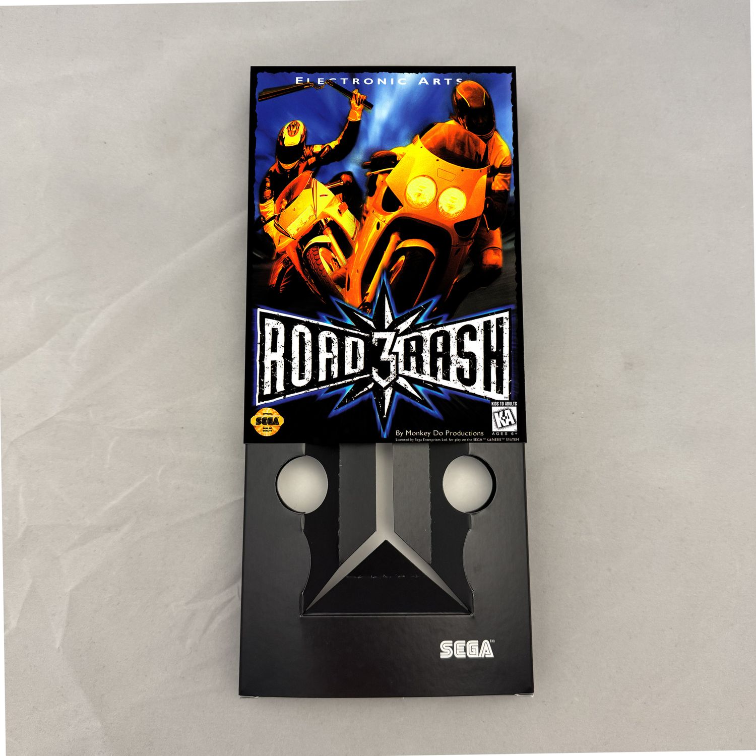 Road Rash 3 - Tour De Force | NTSC | Sega Genesis | Genesis | En | Reproduction Box and Inner Tray