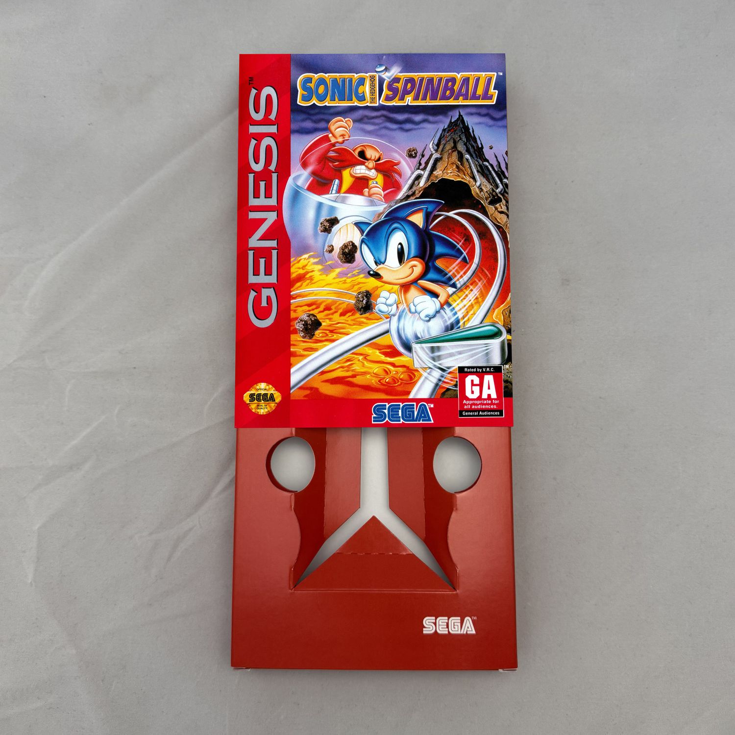 Sonic Spinball | NTSC | Sega Genesis | Genesis | En | Reproduction Box and Inner Tray