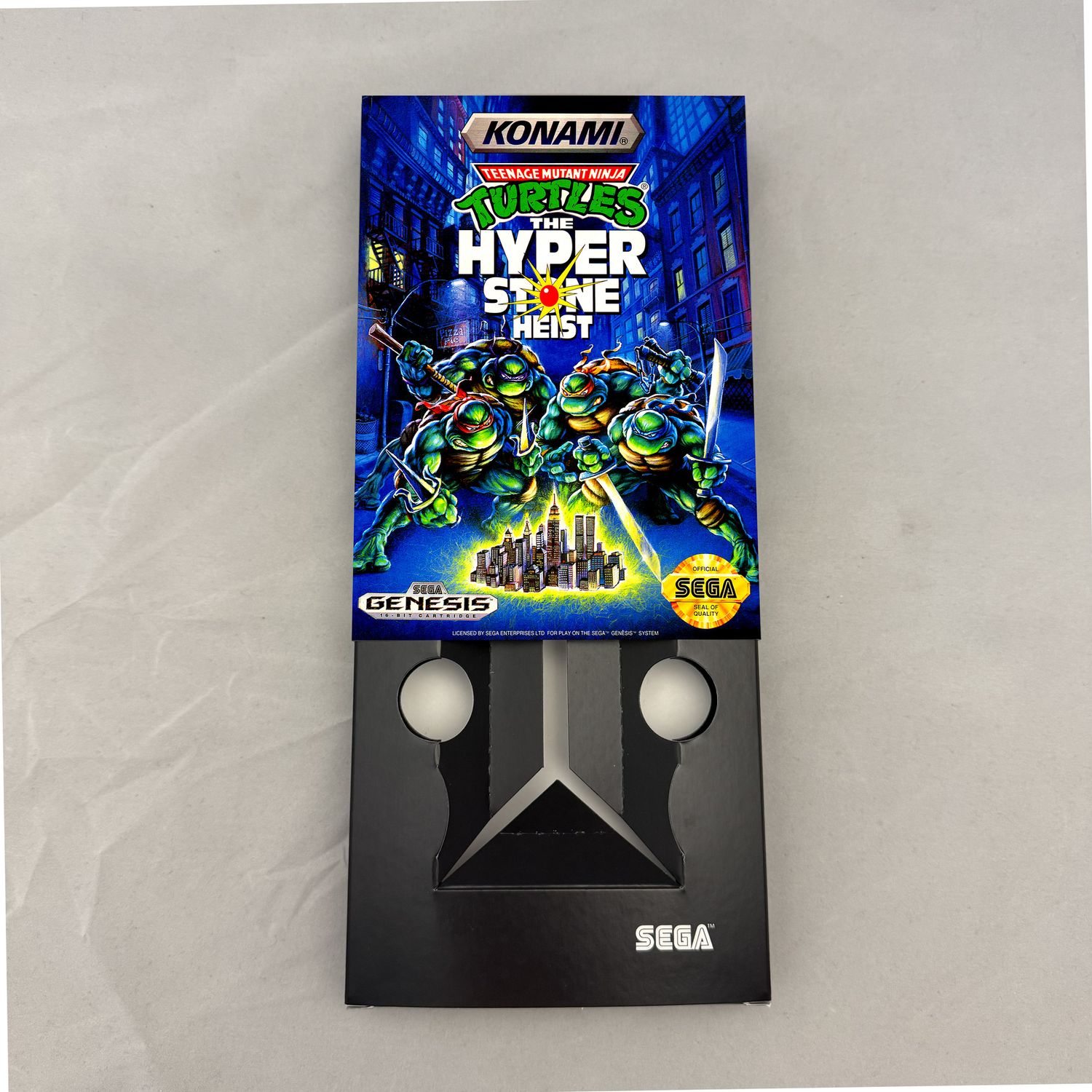 Teenage Mutant Ninja Turtles - The Hyperstone Heist | NTSC | Sega Genesis | Genesis | En | Reproduction Box and Inner Tray