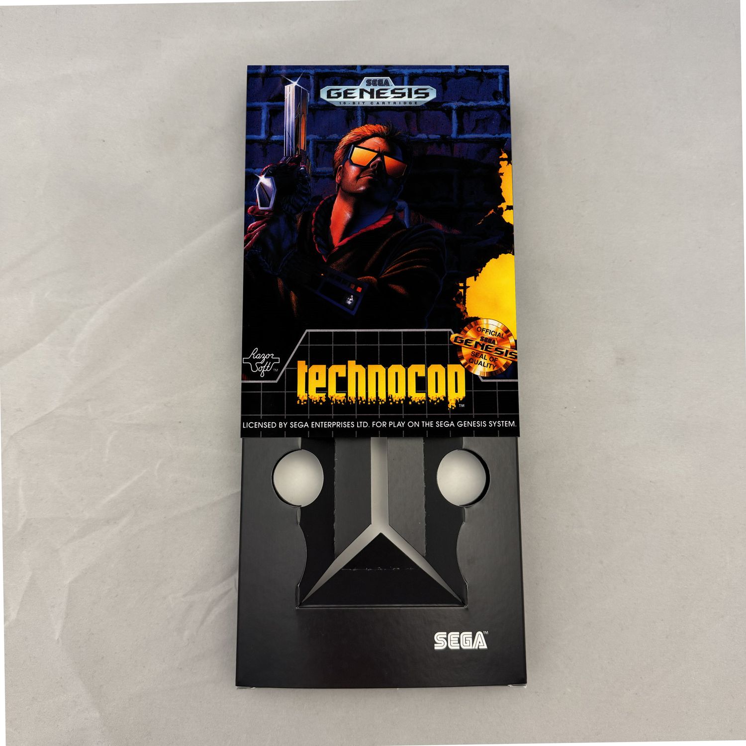 Techno Cop | NTSC | Sega Genesis | Genesis | En | Reproduction Box and Inner Tray