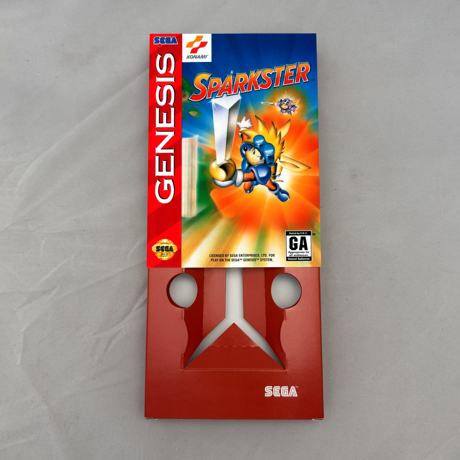 Sparkster | NTSC | Sega Genesis | Genesis | En | Reproduction Box and Inner Tray