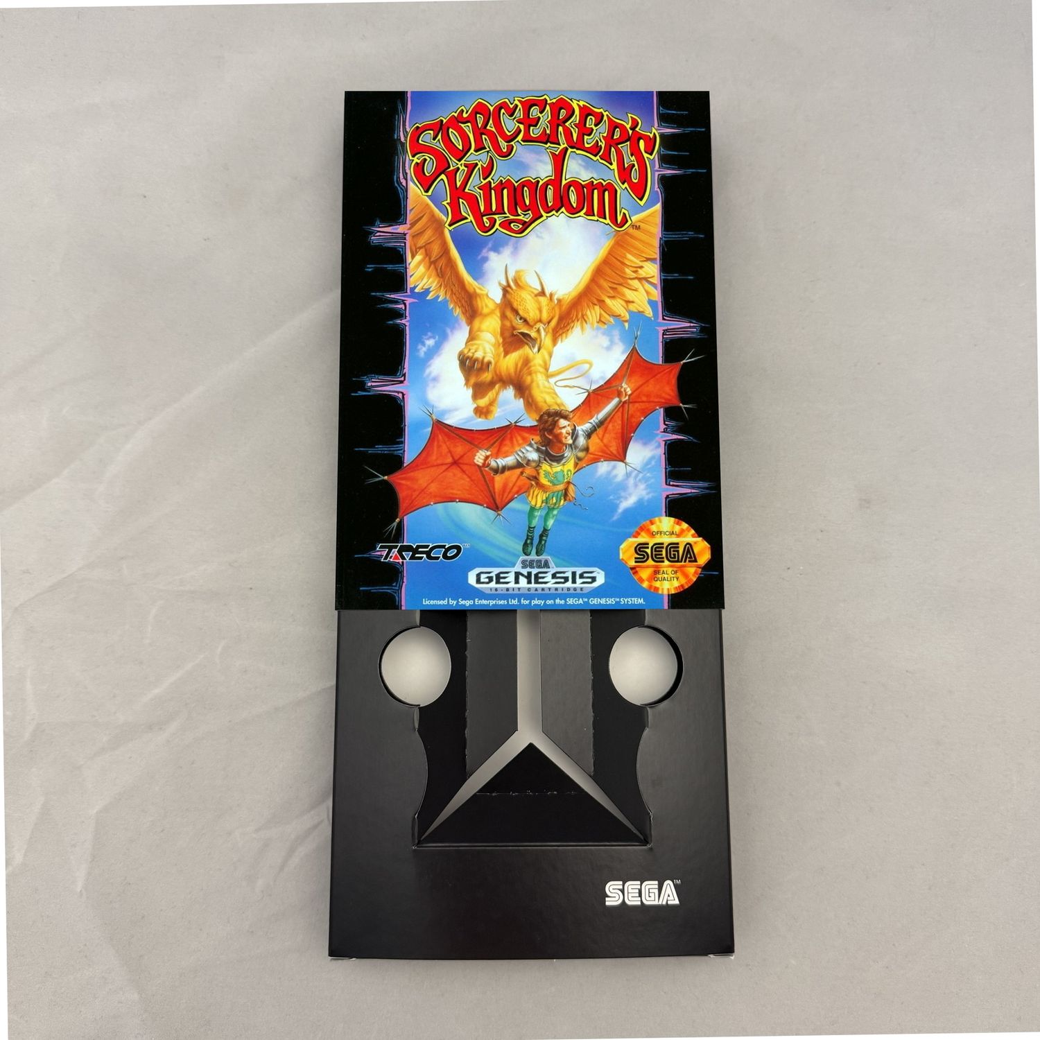 Sorcerer&#39;s Kingdom | NTSC | Sega Genesis | Genesis | En | Reproduction Box and Inner Tray