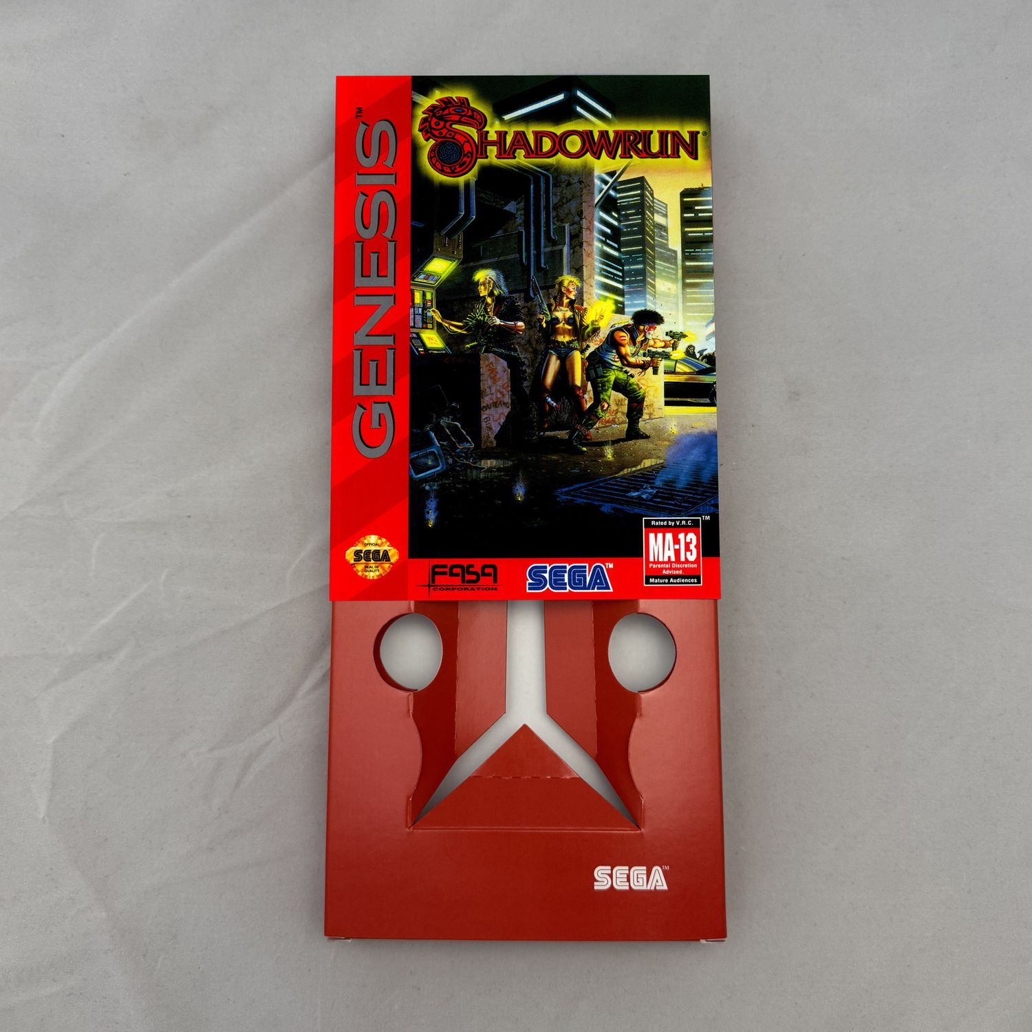 Shadowrun | NTSC | Sega Genesis | Genesis | En | Reproduction Box and Inner Tray