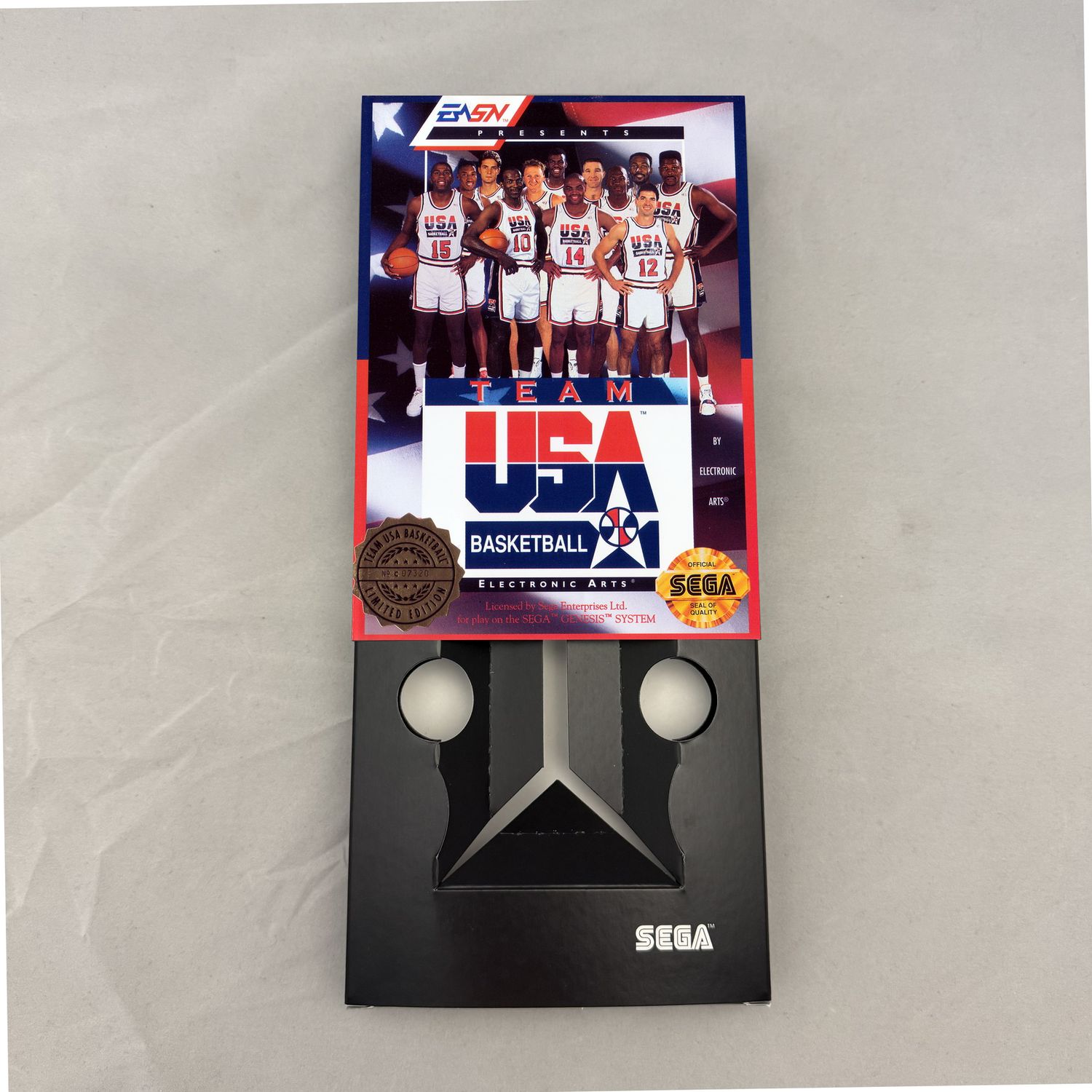 Team USA Basketball | NTSC | Sega Genesis | Genesis | En | Reproduction Box and Inner Tray