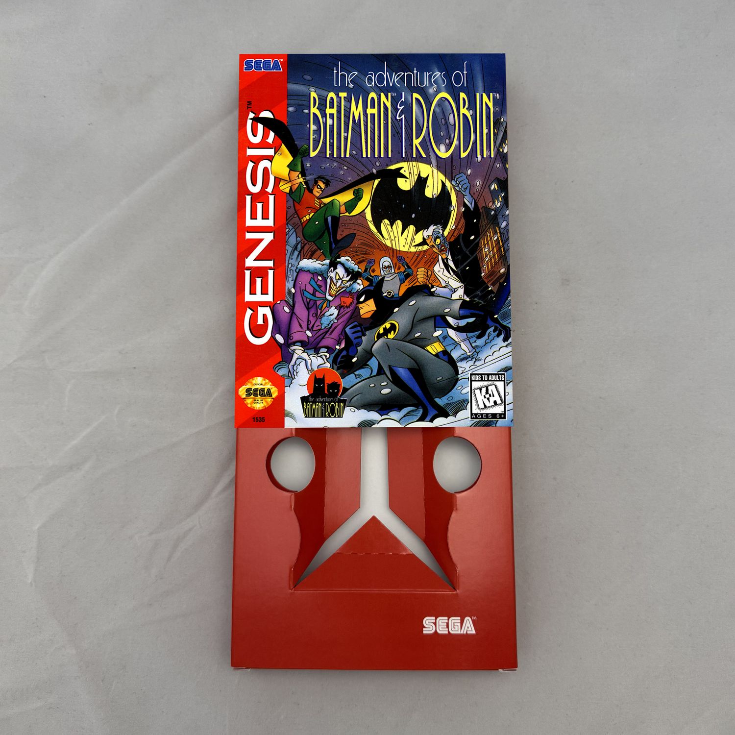The Adventures of Batman &amp; Robin | NTSC | Sega Genesis | Genesis | En | Reproduction Box and Inner Tray