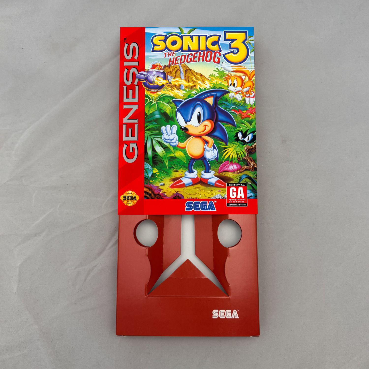 Sonic the Hedgehog 3 | NTSC | Sega Genesis | Genesis | En | Reproduction Box and Inner Tray