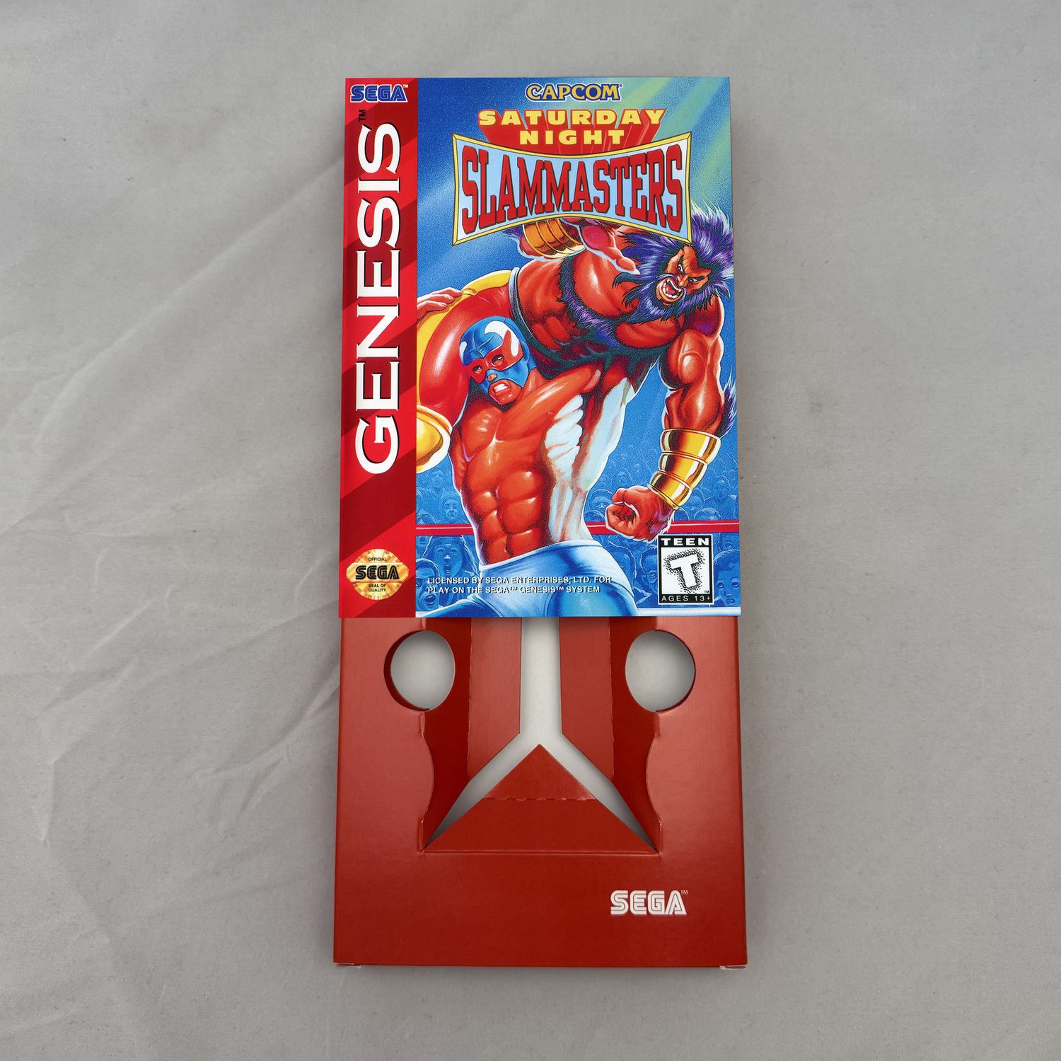Saturday Night Slam Masters | NTSC | Sega Genesis | Genesis | En | Reproduction Box and Inner Tray