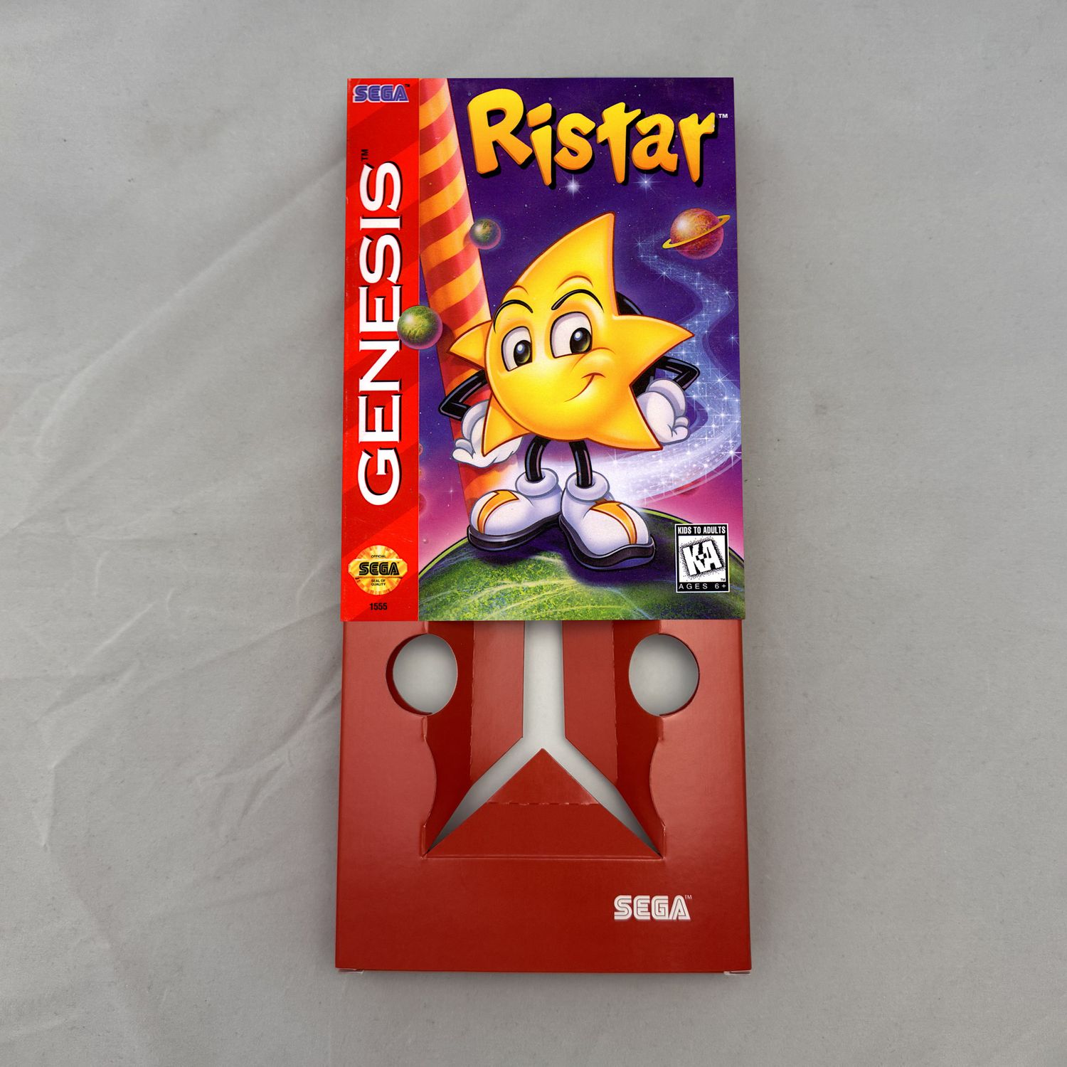 Ristar | NTSC | Sega Genesis | Genesis | En | Reproduction Box and Inner Tray