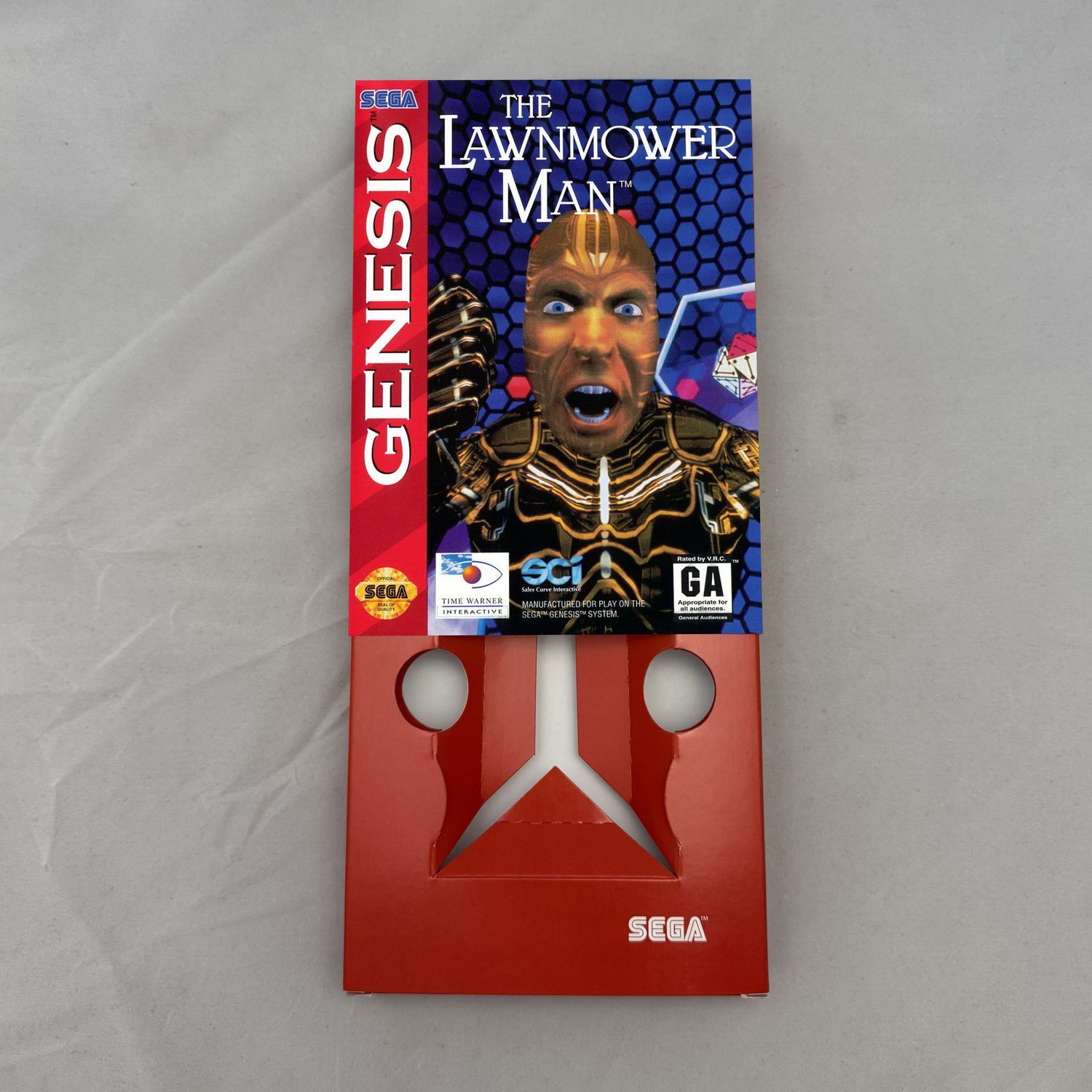 The Lawnmower Man | NTSC | Sega Genesis | Genesis | En | Reproduction Box and Inner Tray