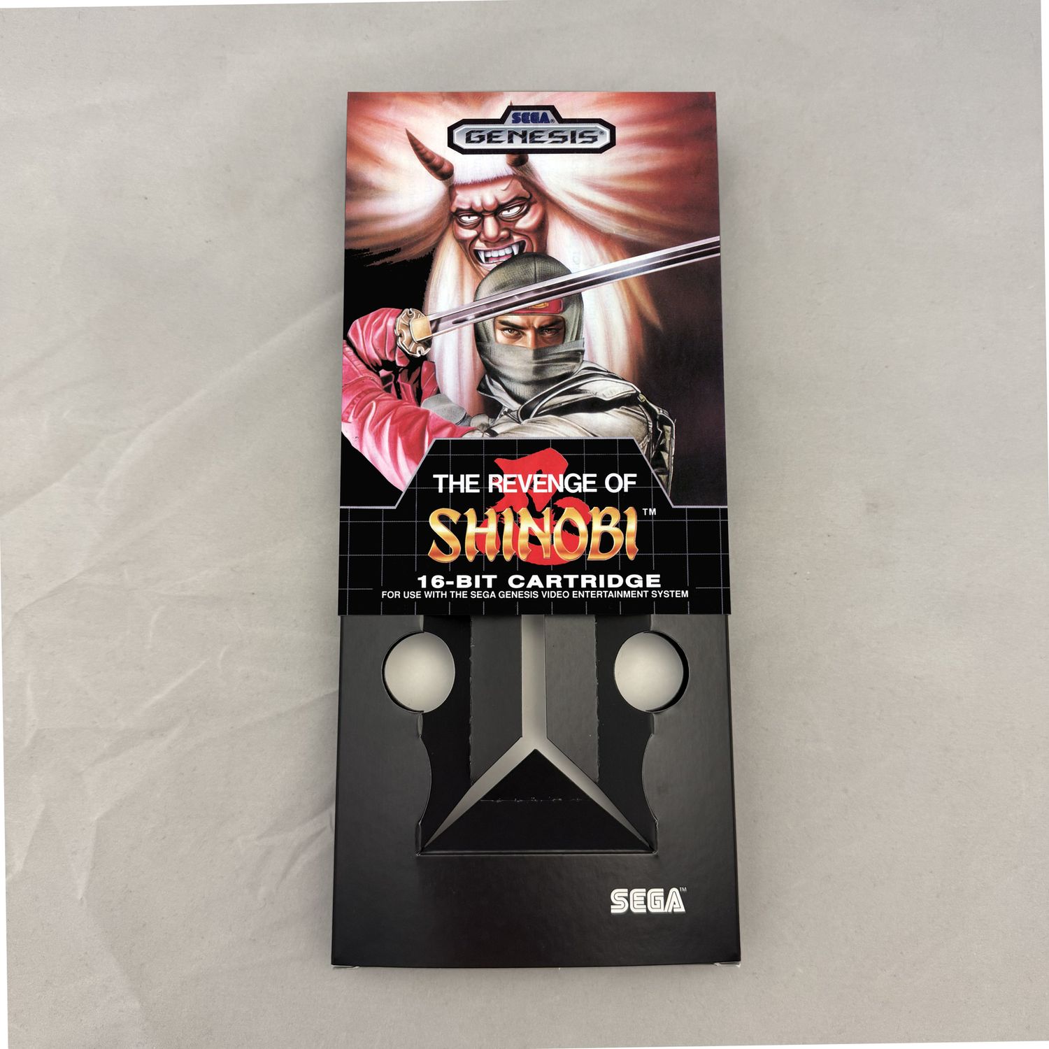 The Revenge of Shinobi | NTSC | Sega Genesis | Genesis | En | Reproduction Box and Inner Tray