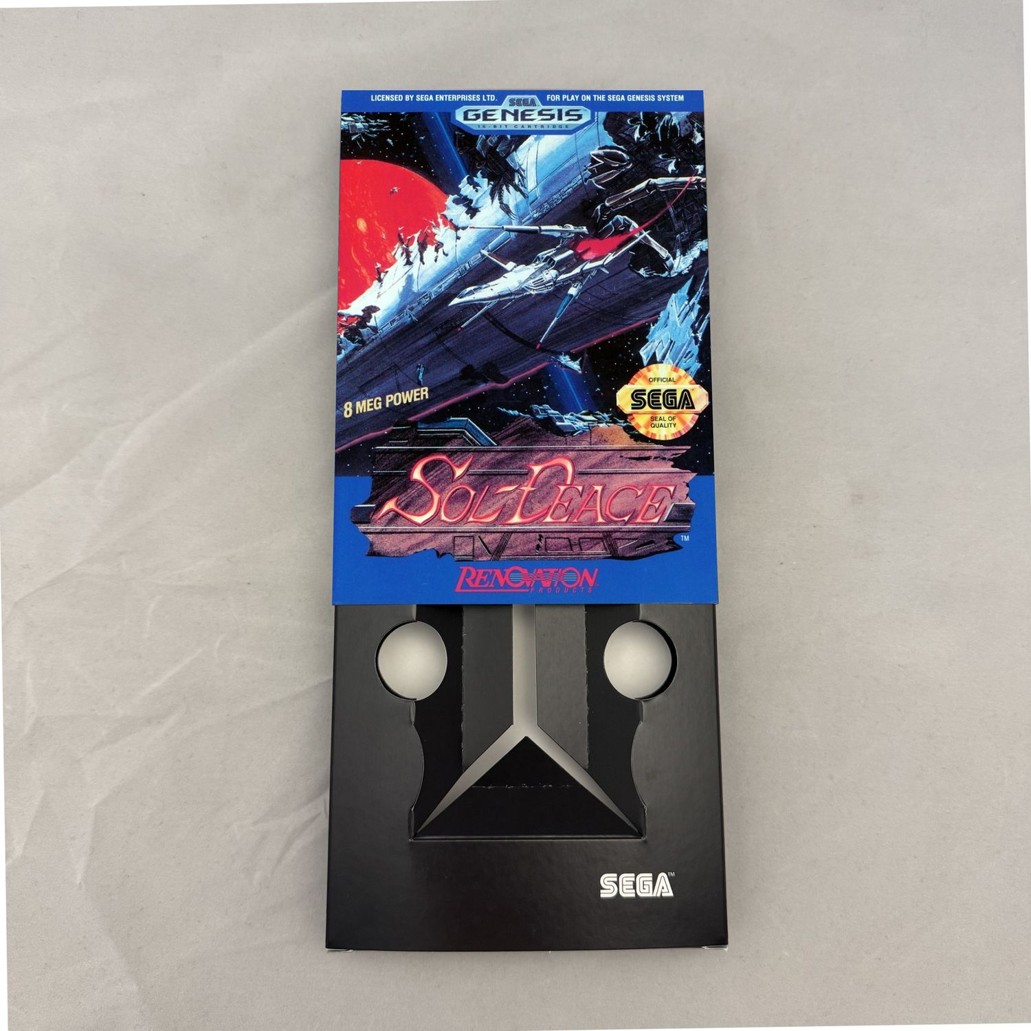Sol-Deace | NTSC | Sega Genesis | Genesis | En | Reproduction Box and Inner Tray