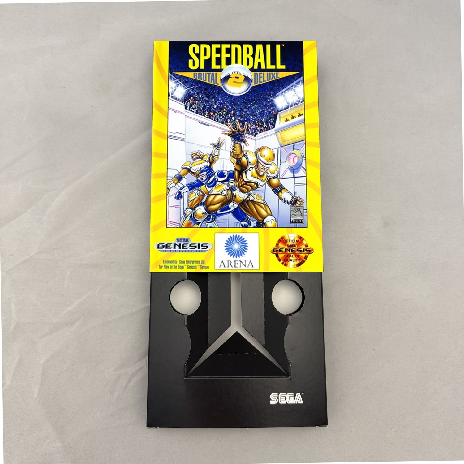 Speedball 2 | NTSC | Sega Genesis | Genesis | En | Reproduction Box and Inner Tray