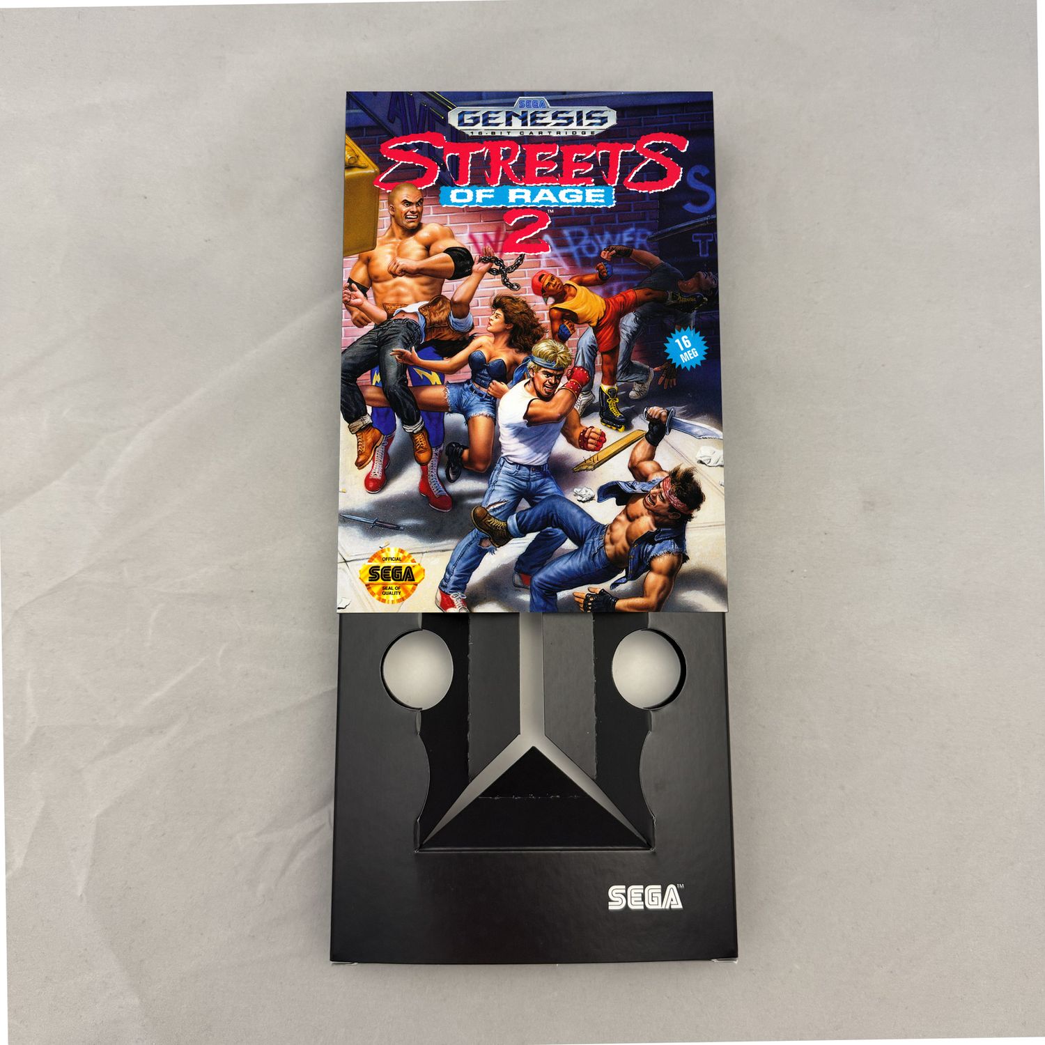 Streets of Rage 2 | NTSC | Sega Genesis | Genesis | En | Reproduction Box and Inner Tray