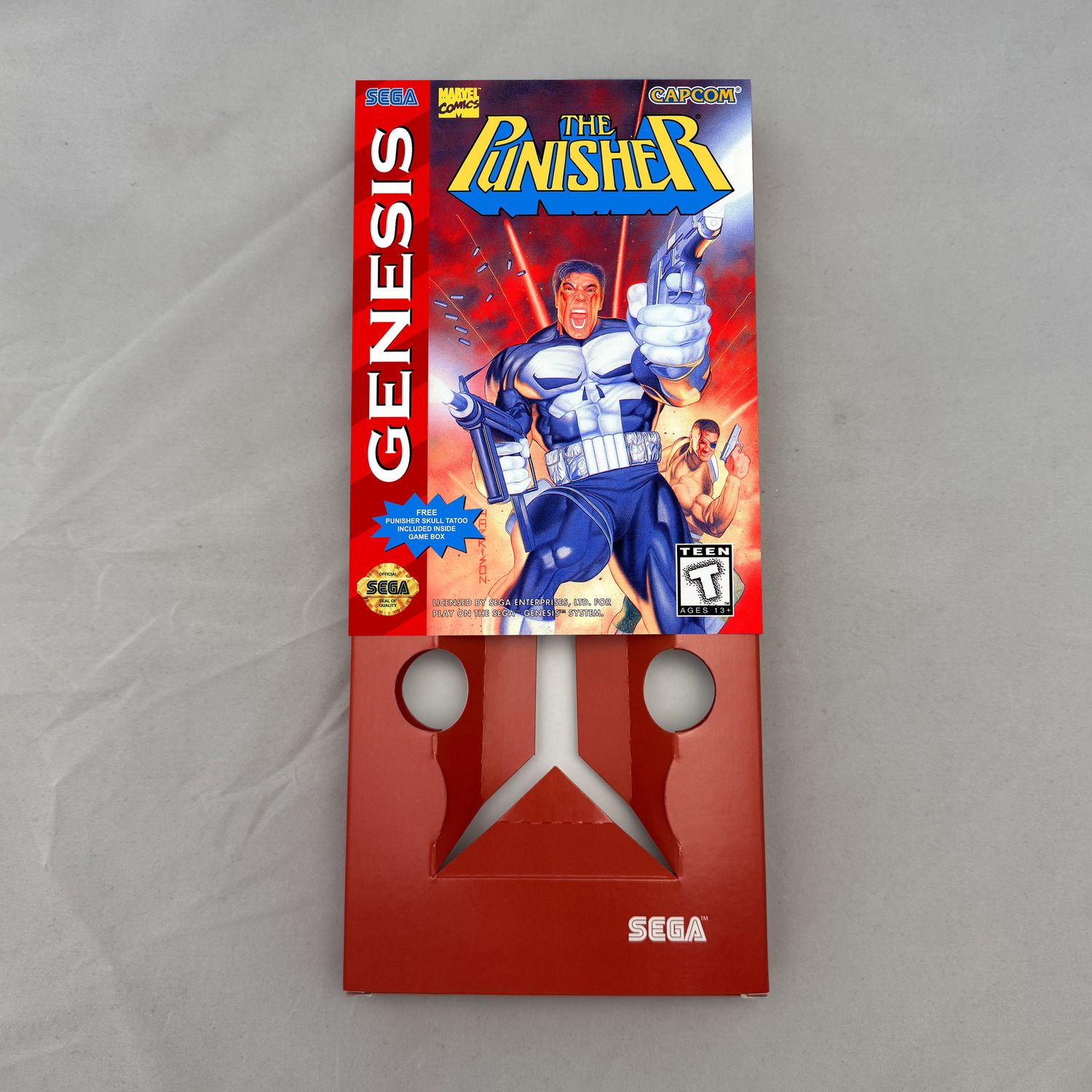The Punisher | NTSC | Sega Genesis | Genesis | En | Reproduction Box and Inner Tray