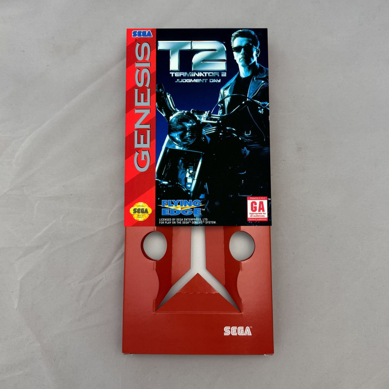 Terminator 2: Judgement Day | NTSC | Sega Genesis | Genesis | En | Reproduction Box and Inner Tray