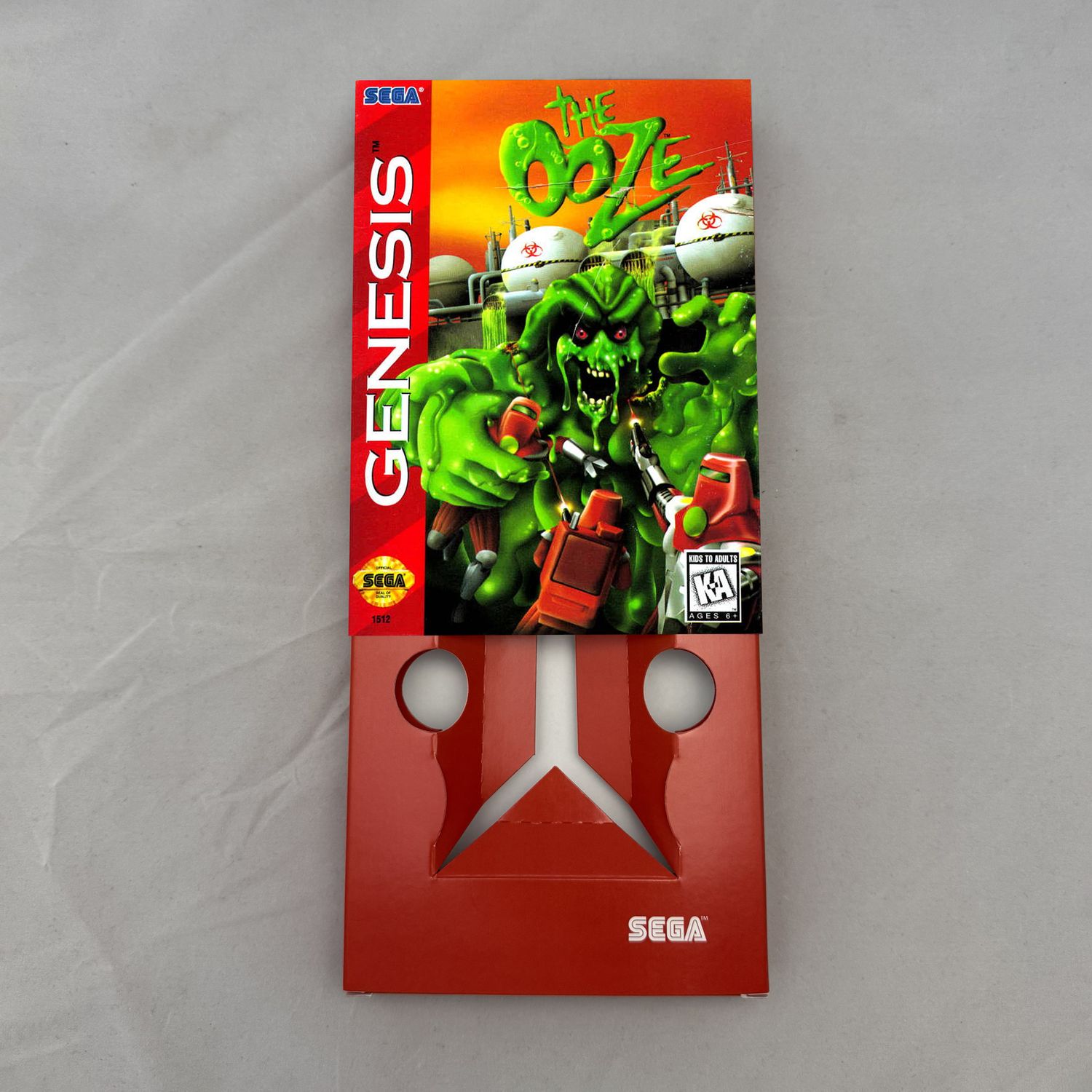 The Ooze | NTSC | Sega Genesis | Genesis | En | Reproduction Box and Inner Tray