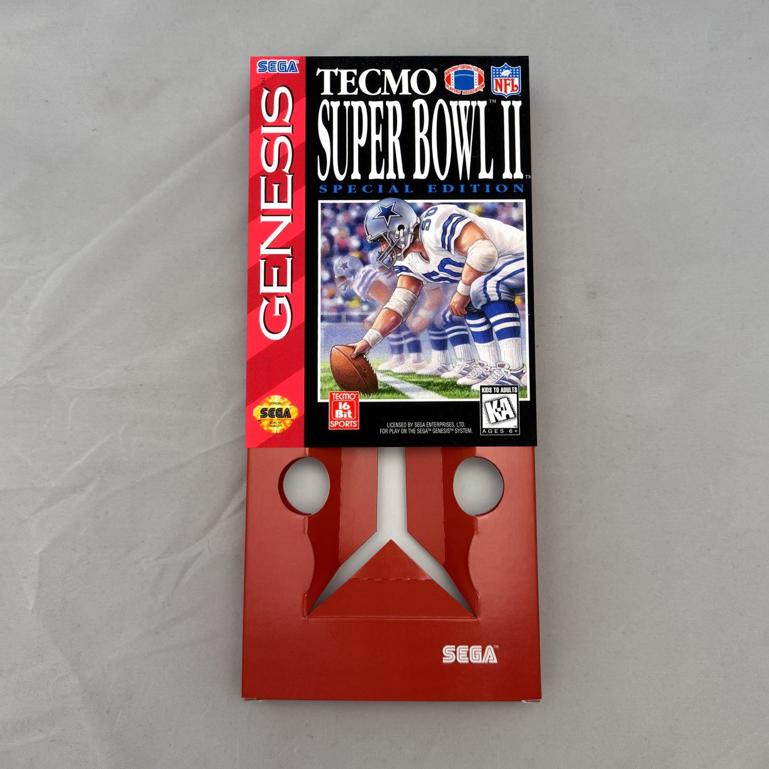 Tecmo Super Bowl 2 | NTSC | Sega Genesis | Genesis | En | Reproduction Box and Inner Tray