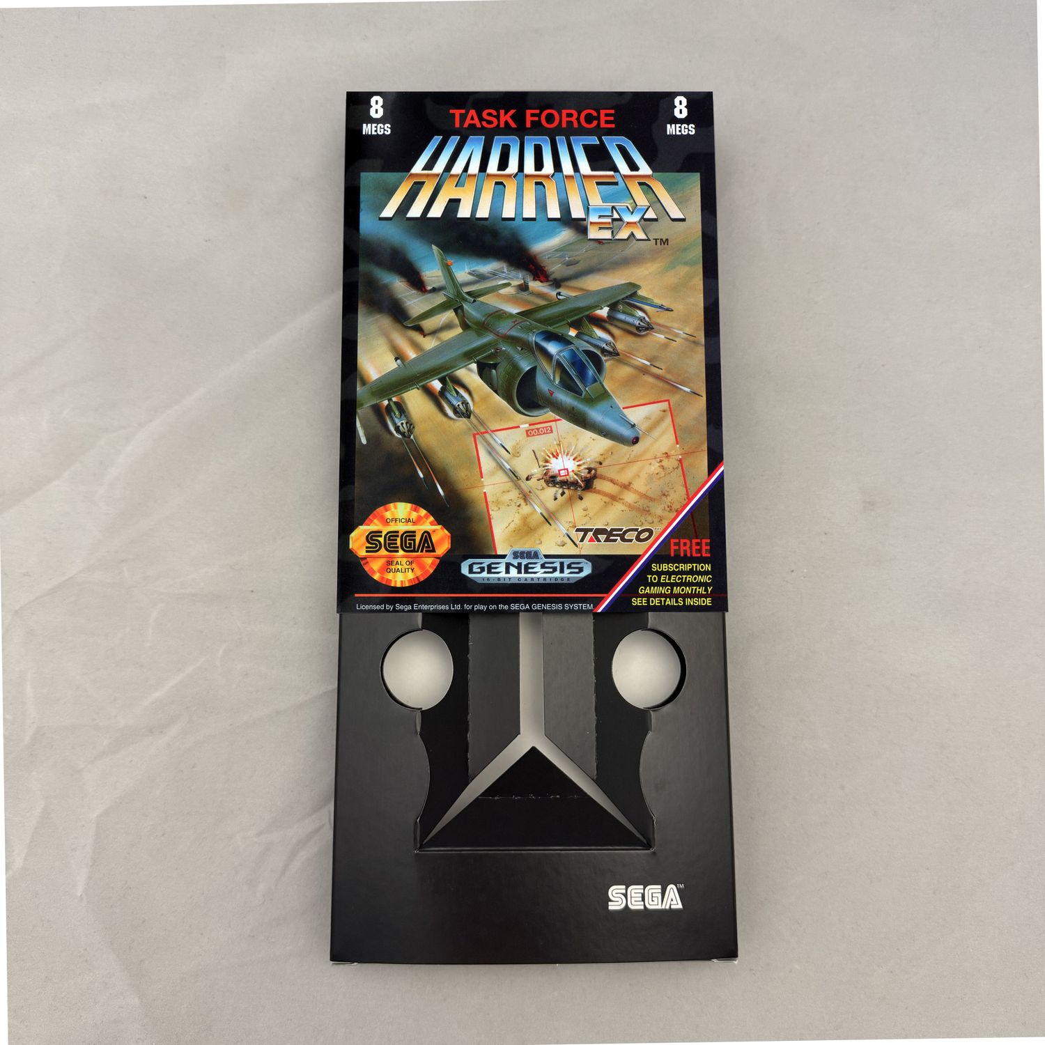 Task Force Harrier EX | NTSC | Sega Genesis | Genesis | En | Reproduction Box and Inner Tray