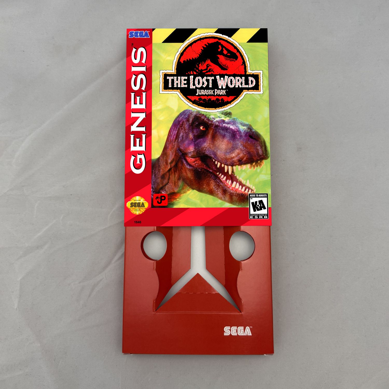 The Lost World: Jurassic Park | NTSC | Sega Genesis | Genesis | En | Reproduction Box and Inner Tray